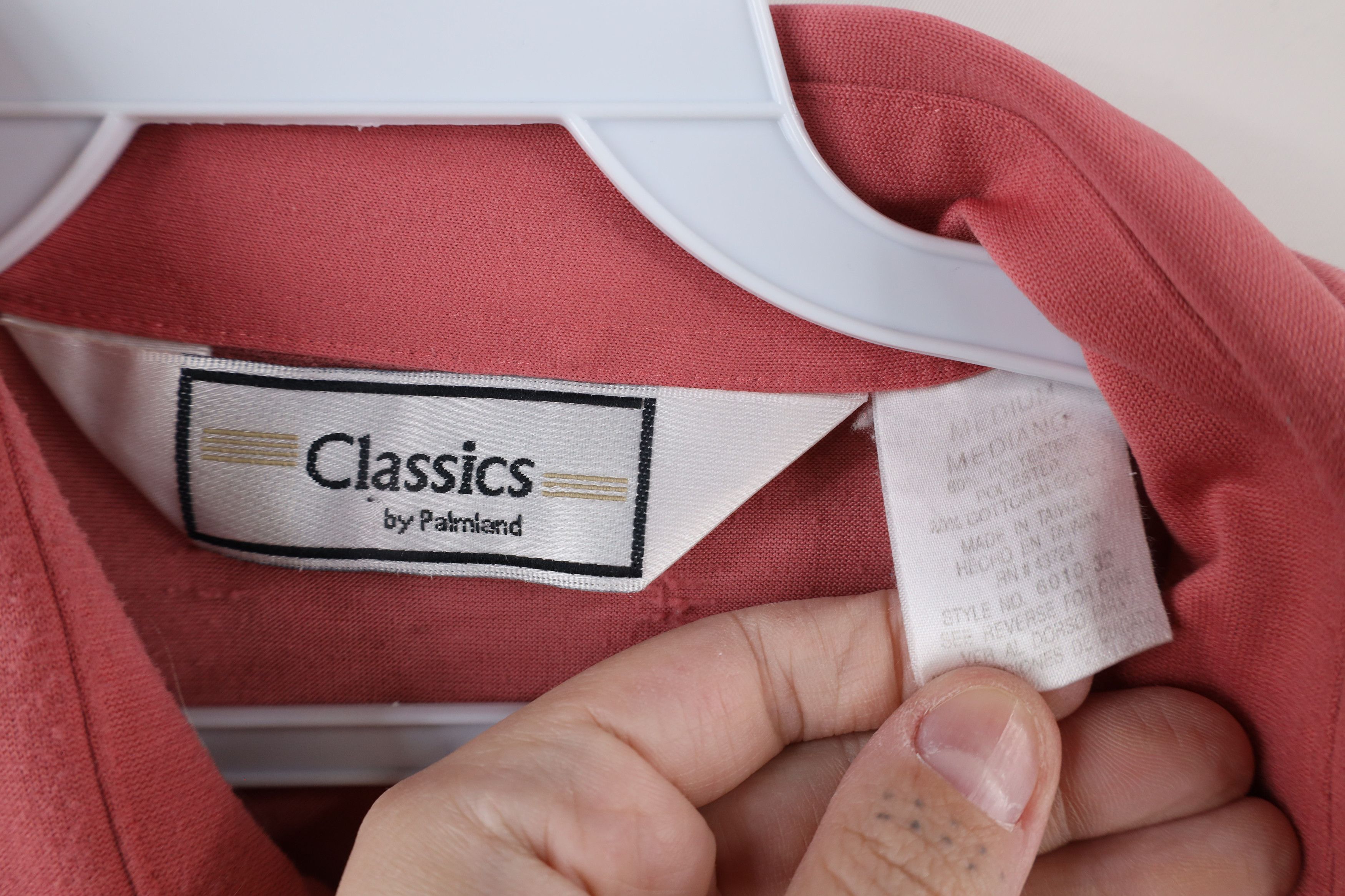 Vintage Vintage 90s Streetwear Knit Collared Pullover Polo Pink Size US M / EU 48-50 / 2 - 6 Thumbnail