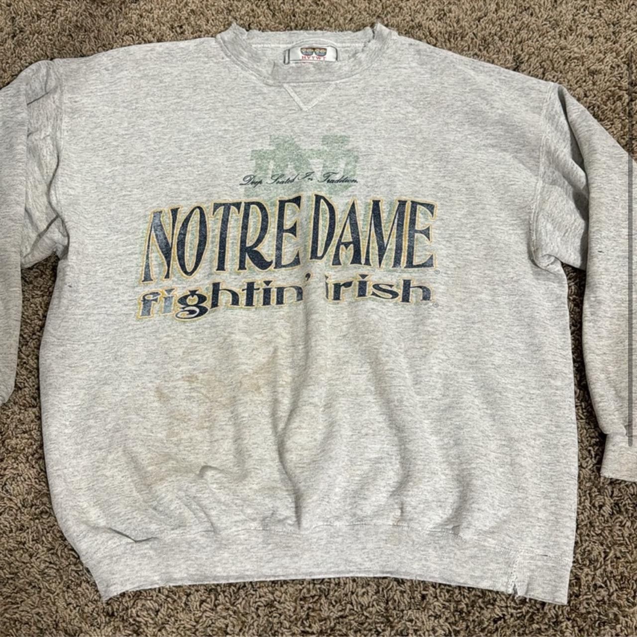 Vintage Vintage Notre Dame Crewneck Size US L / EU 52-54 / 3 - 2 Thumbnail