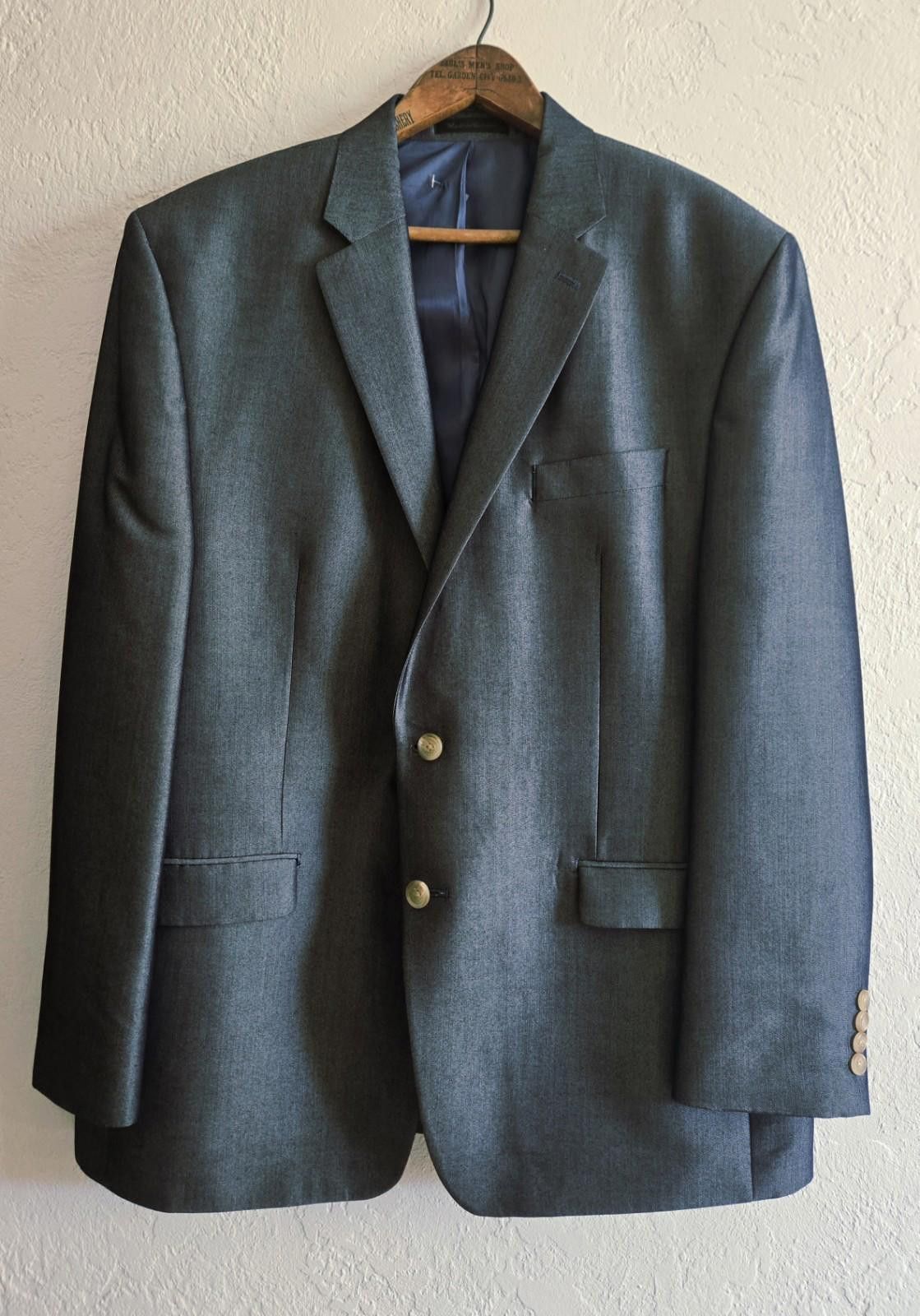 Lauren Ralph Lauren Ralph Lauren Blazer Coat Men 46R Blue 2 Button Jacket NEW Size 46R - 1 Thumbnail