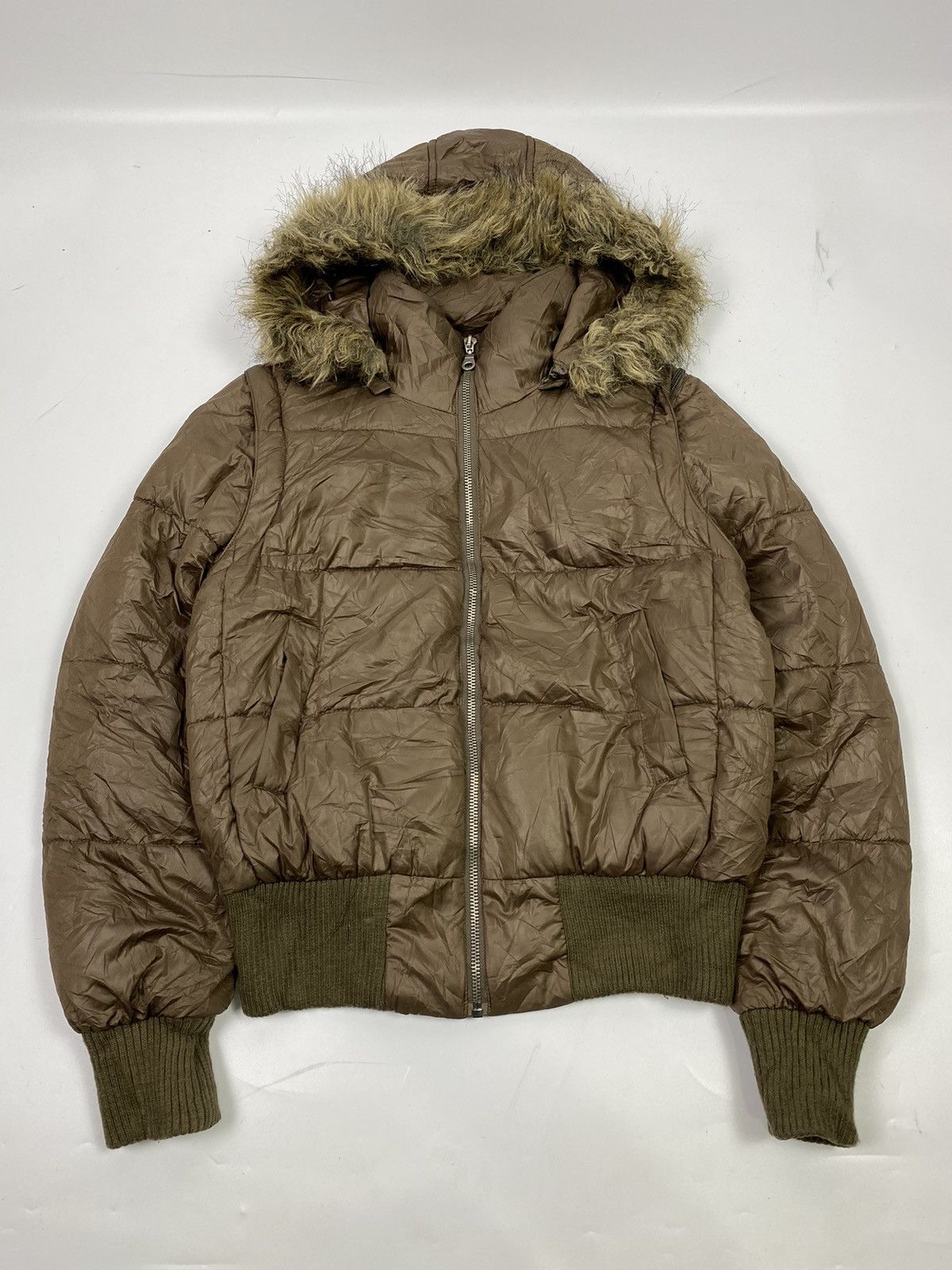 Fur puffer japanese ingni jacket
