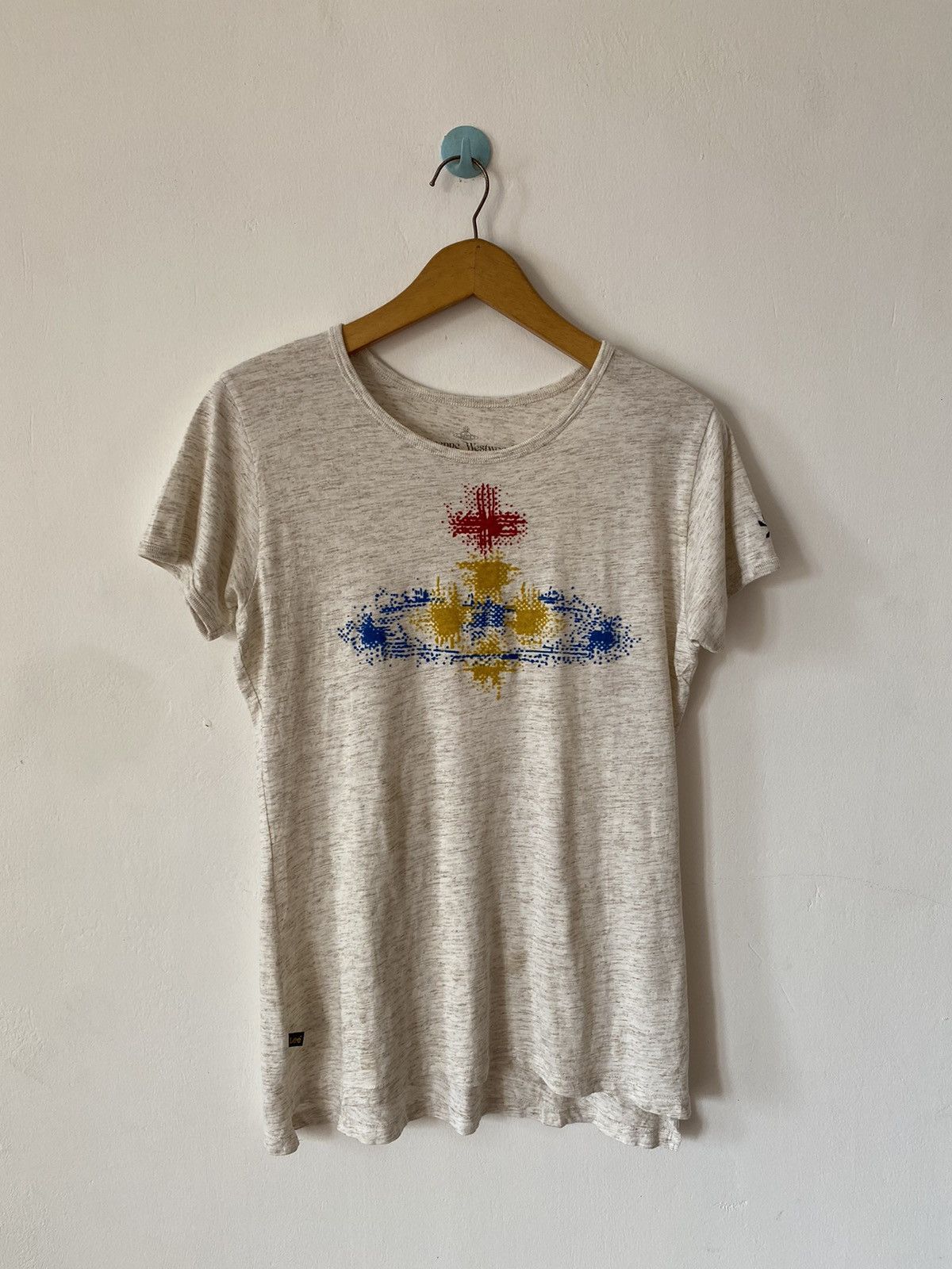 Lee × Vivienne Westwood VIVIENNE WESTWOOD Big Logo Punk Grunge Style Shirt Tee Size S / US 4 / IT 40 - 1 Thumbnail