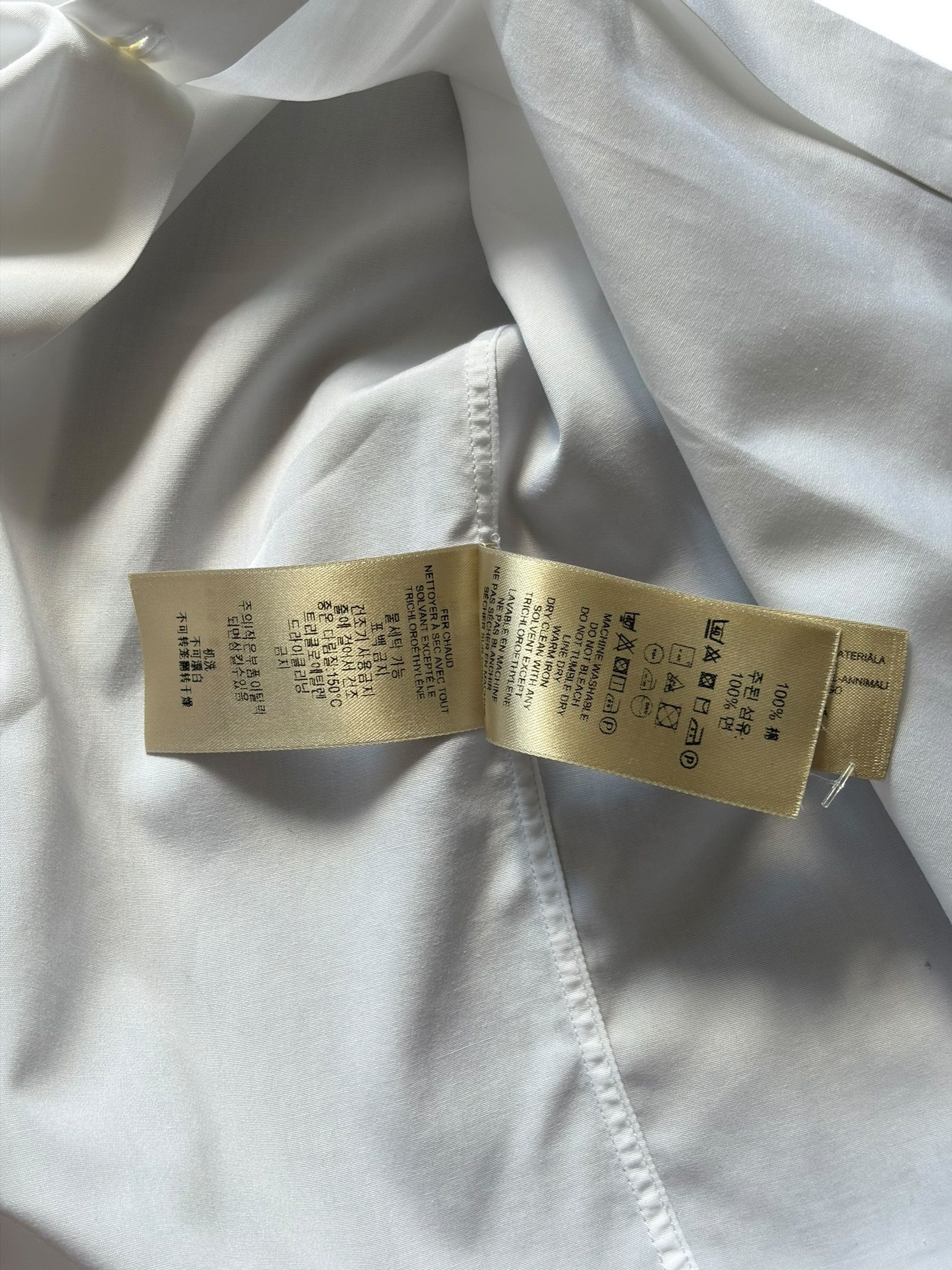 Burberry Burberry White Button Up Shirt Mens Modern Fit 15 1/2 - 39 Size US M / EU 48-50 / 2 - 7 Thumbnail