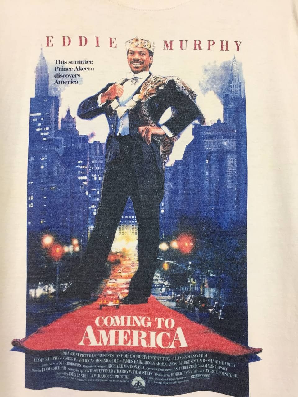 Vintage Coming To America V1 Eddie Murphy Romantic Comedy Movie Tee Size US M / EU 48-50 / 2 - 6 Thumbnail