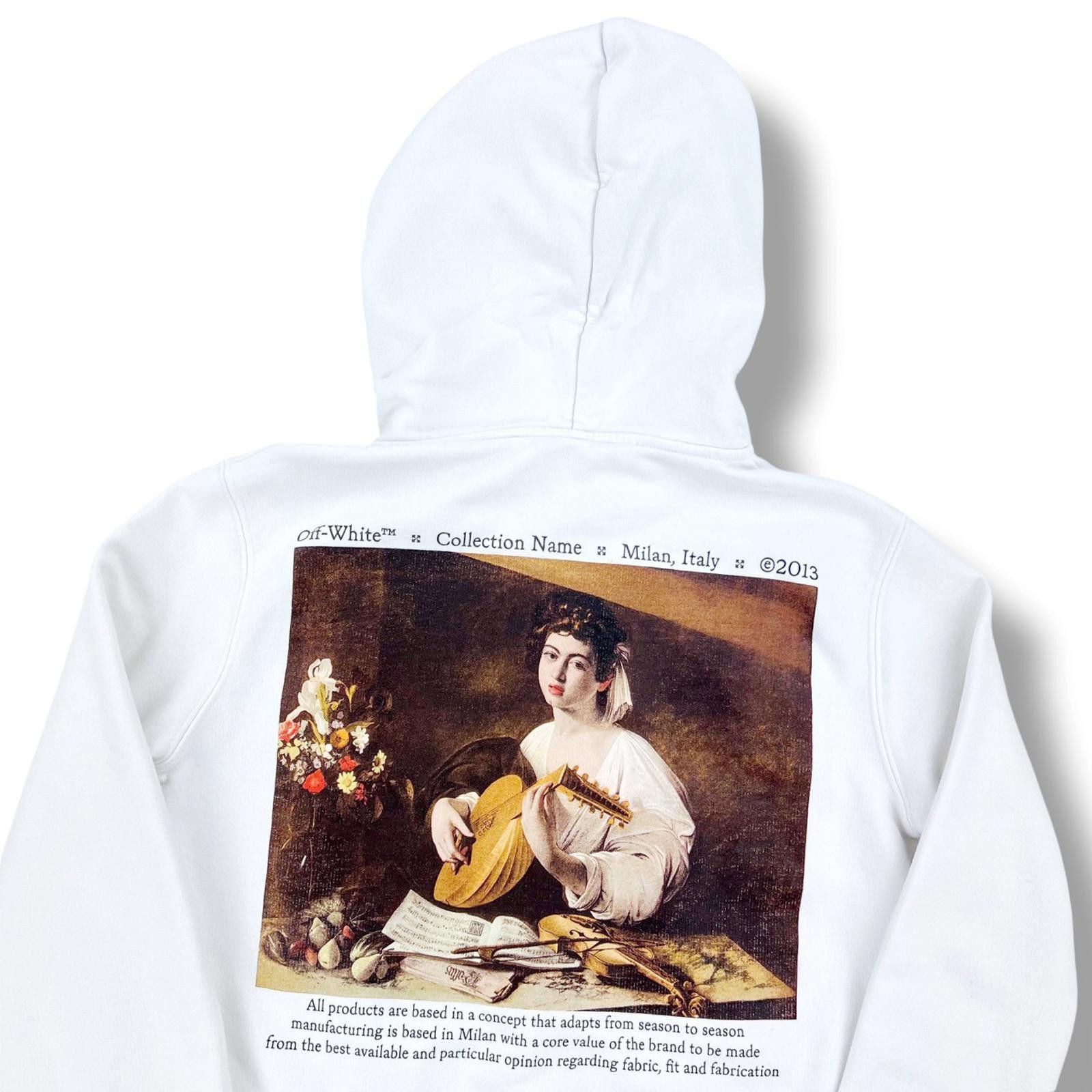 Off-White Off-White Caravaggio Lute White Hoodie Size US XS / EU 42 / 0 - 1 Thumbnail