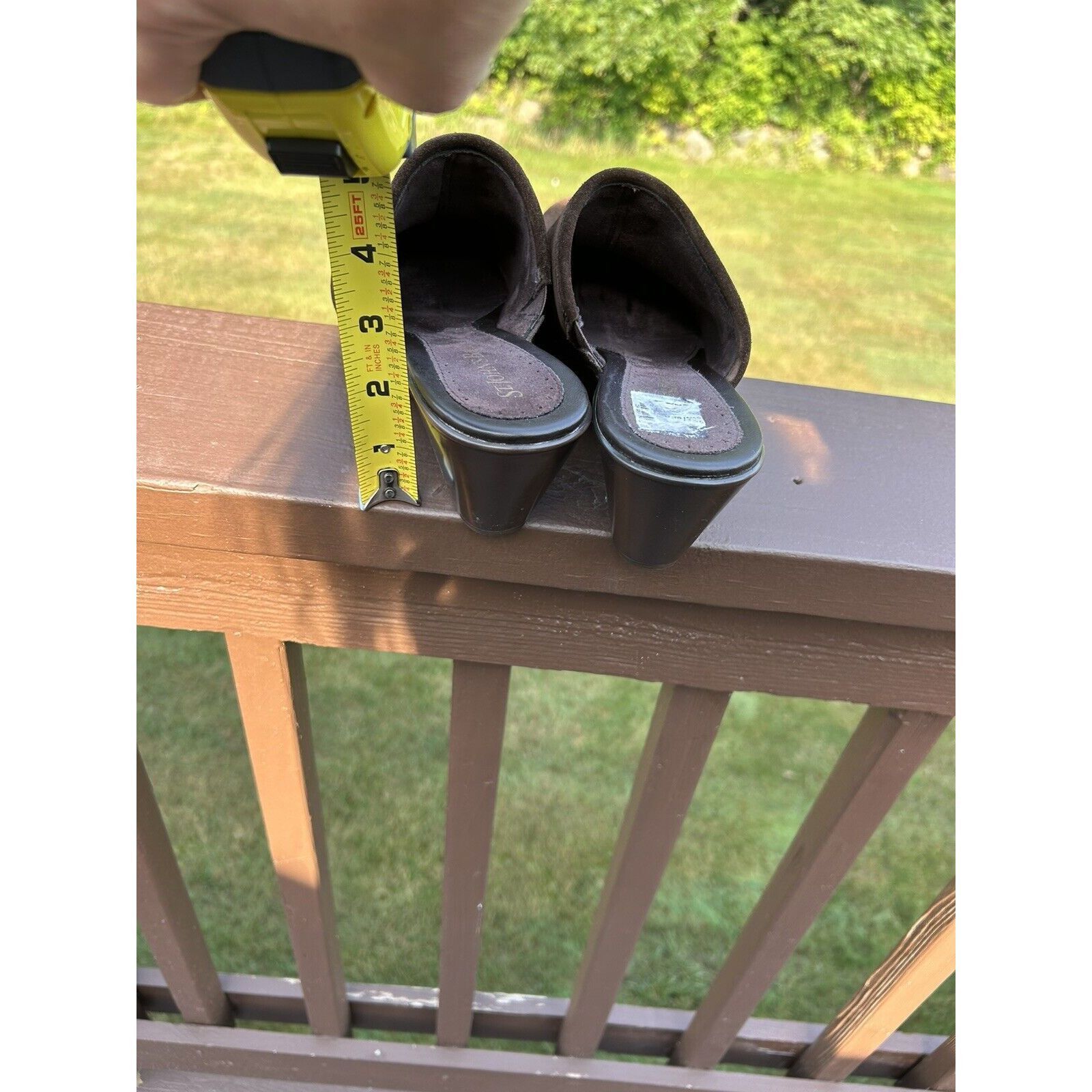St. Johns Bay St John’s Bay Shoes Women’s 9M Heels Slip On Mules Clogs Cha Size US 9 / IT 39 - 8 Thumbnail