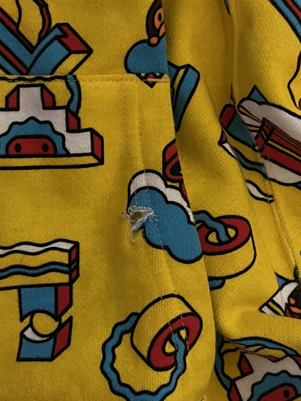 Bape Vintage Bape Baby Milo Yellow Monogram Hoodie Size US M / EU 48-50 / 2 - 5 Thumbnail