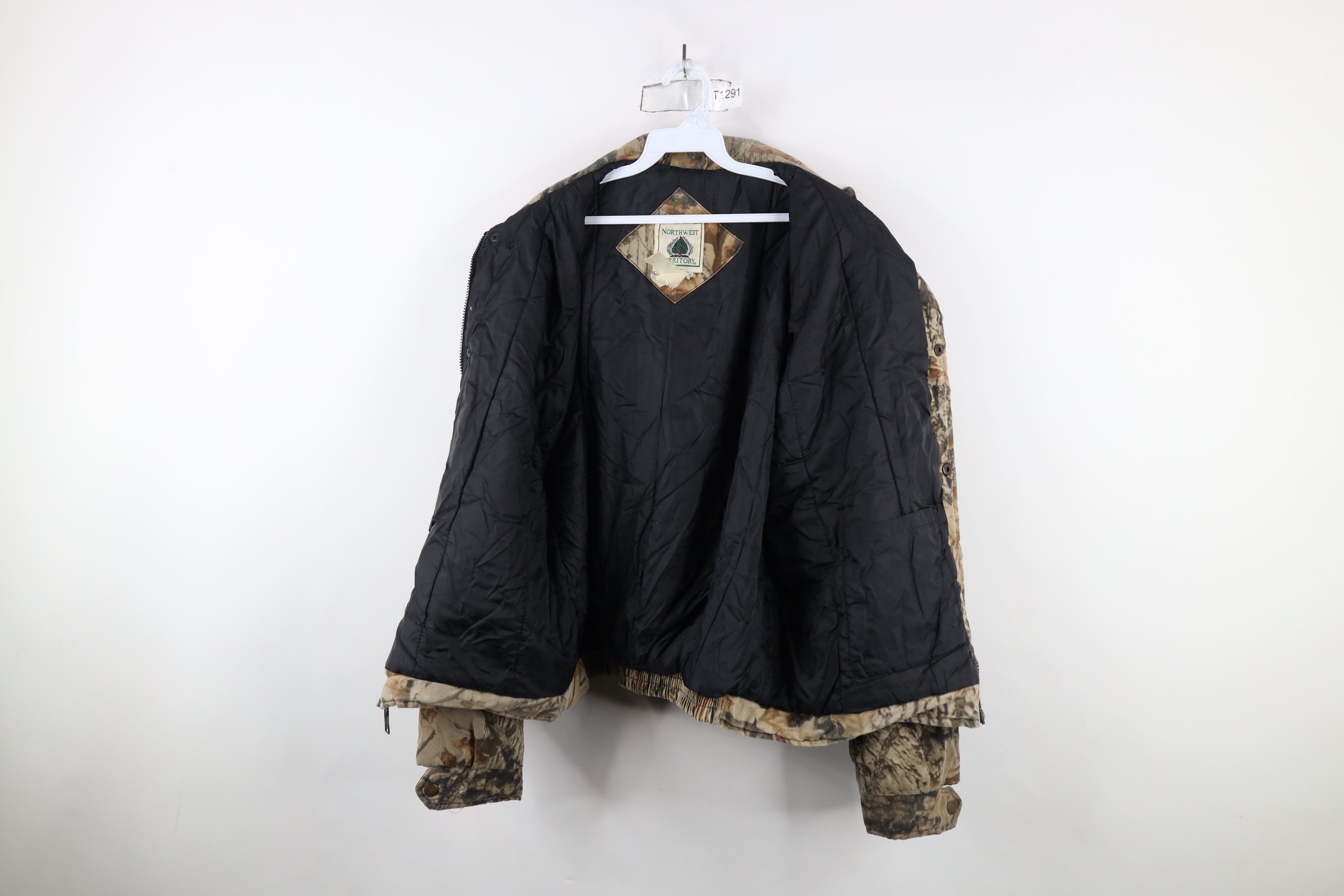 Vintage Vintage 90s Streetwear Camouflage Quilted Bomber Jacket Size US XL / EU 56 / 4 - 10 Thumbnail