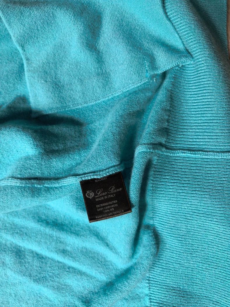 Loro Piana Loro Piana Cashmere Suede Zip Cardigan- Size US M / EU 48-50 / 2 - 8 Thumbnail