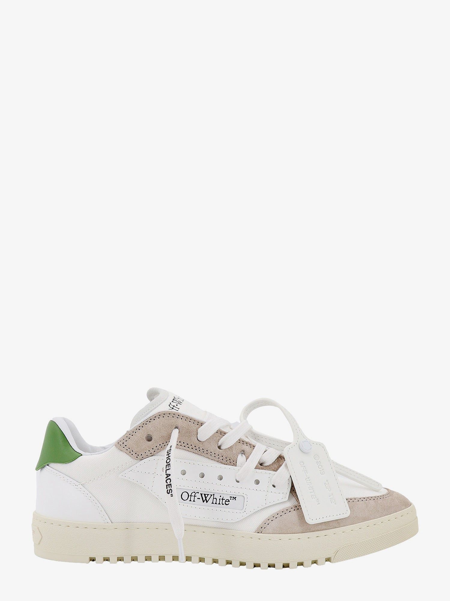 image of Off White 5 Man White Sneakers, Men's (Size 6)
