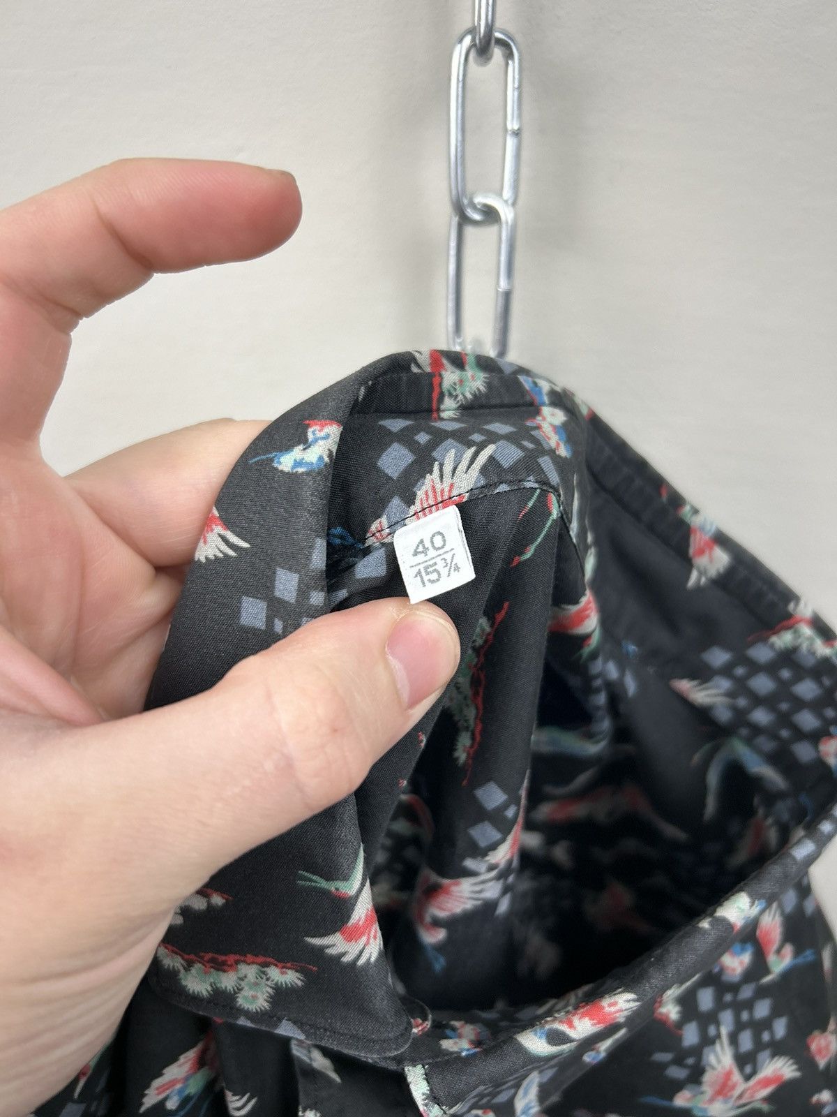 Lanvin Lanvin Evolutive Cranes Print Shirt Size US M / EU 48-50 / 2 - 21 Thumbnail