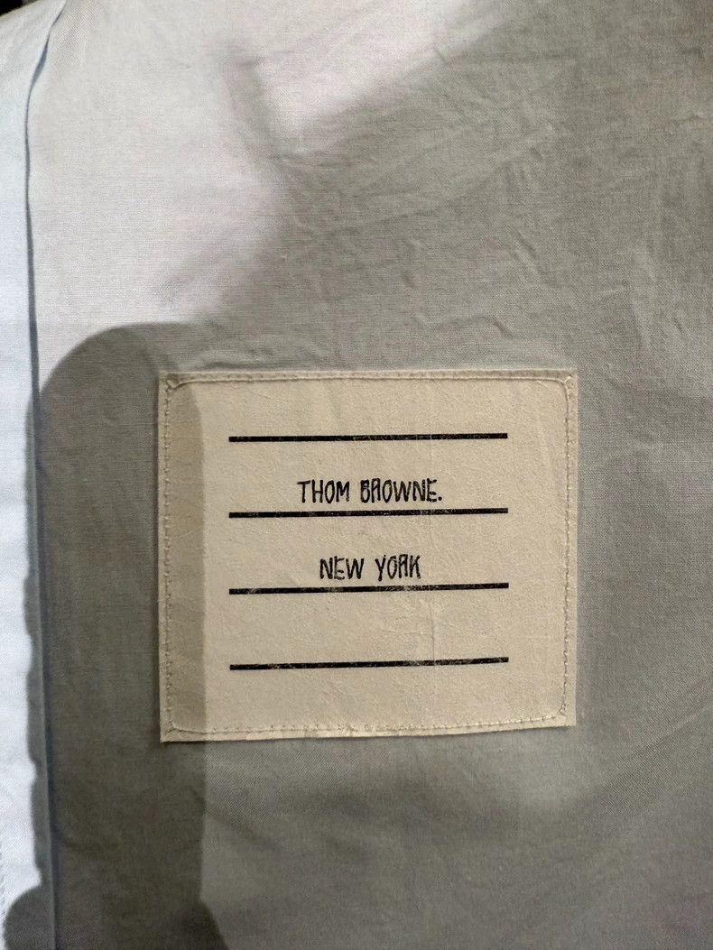Thom Browne Thom Browne size2 Classic two-sleeved shirt in light blue Size US M / EU 48-50 / 2 - 5 Thumbnail