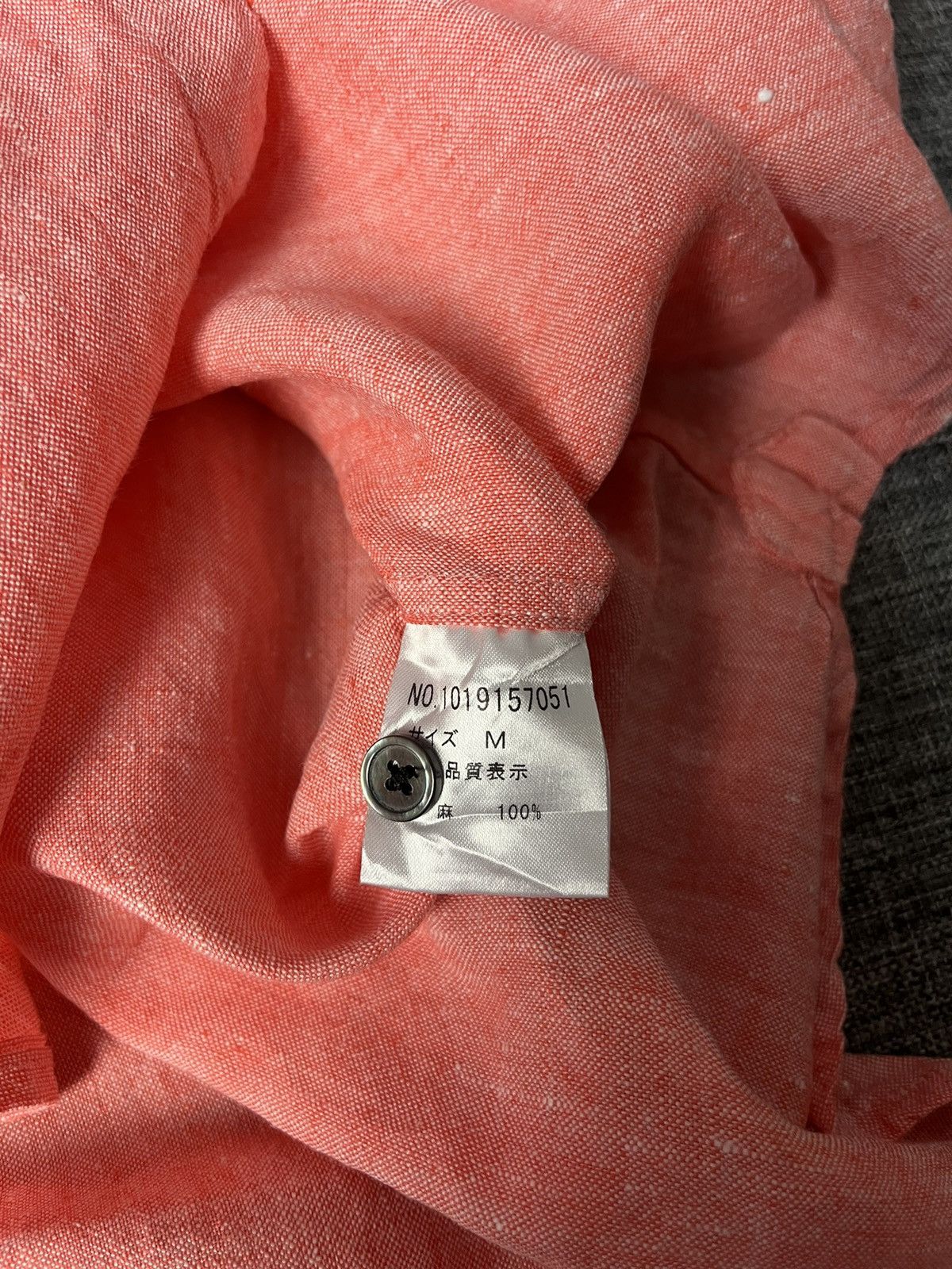 Issey Miyake Vintage Tete Homme Linen Shirt Issey Miyake Size US M / EU 48-50 / 2 - 4 Thumbnail