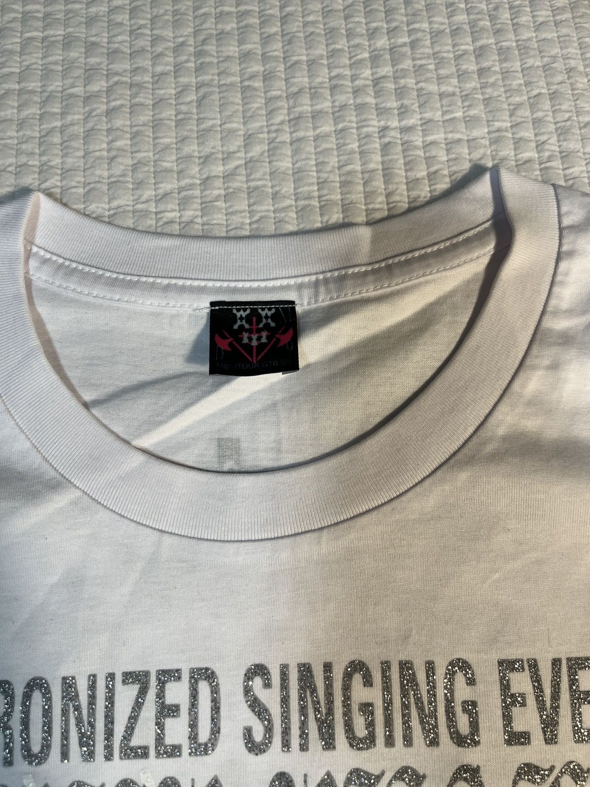 Drain Gang Bladee 2022 Tour LA Exclusive White Tee Size US XL / EU 56 / 4 - 8 Thumbnail
