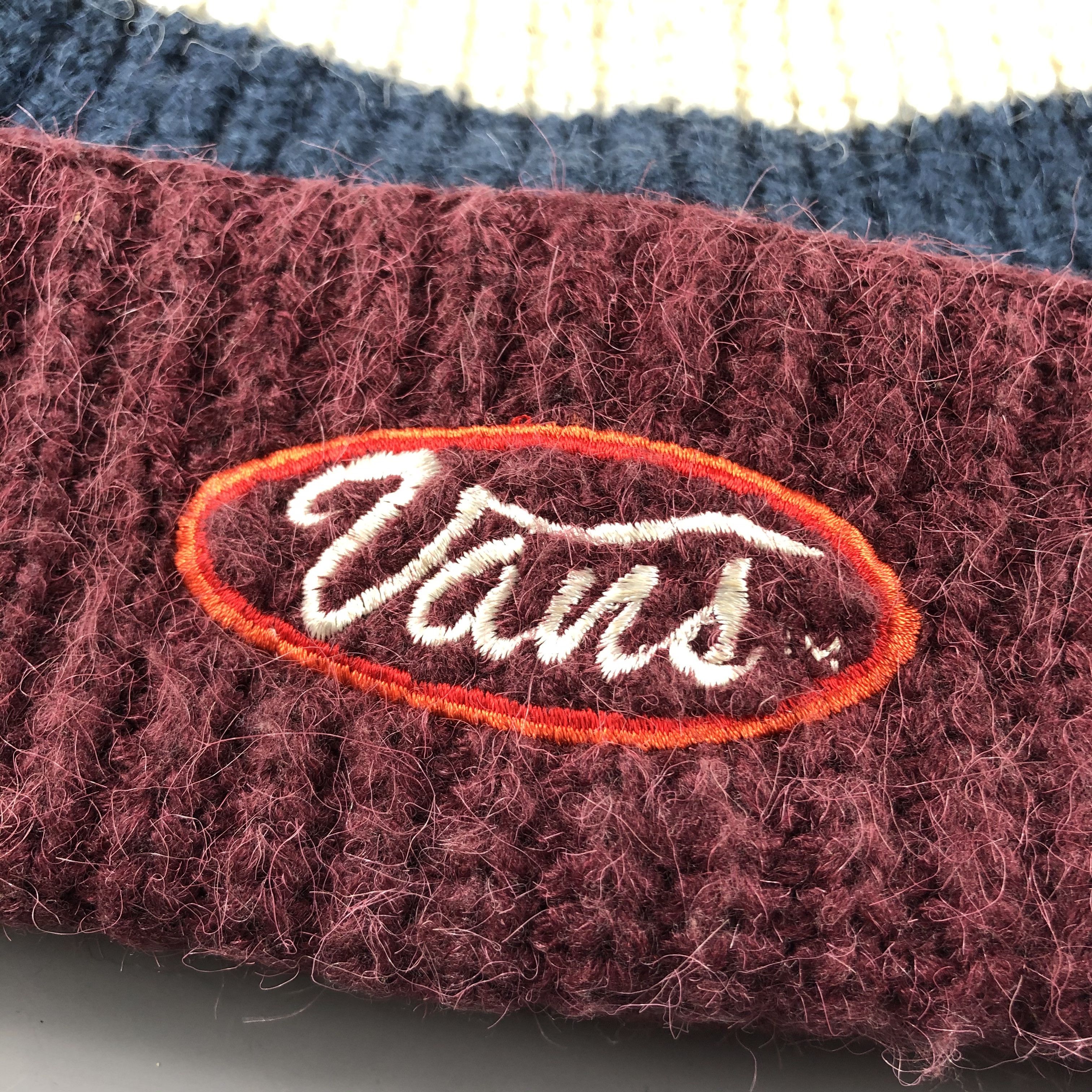 Vans × Vintage Vans Ribbed Bobble Beanie Snow Hat Snow Cap -D241 Size ONE SIZE - 4 Thumbnail