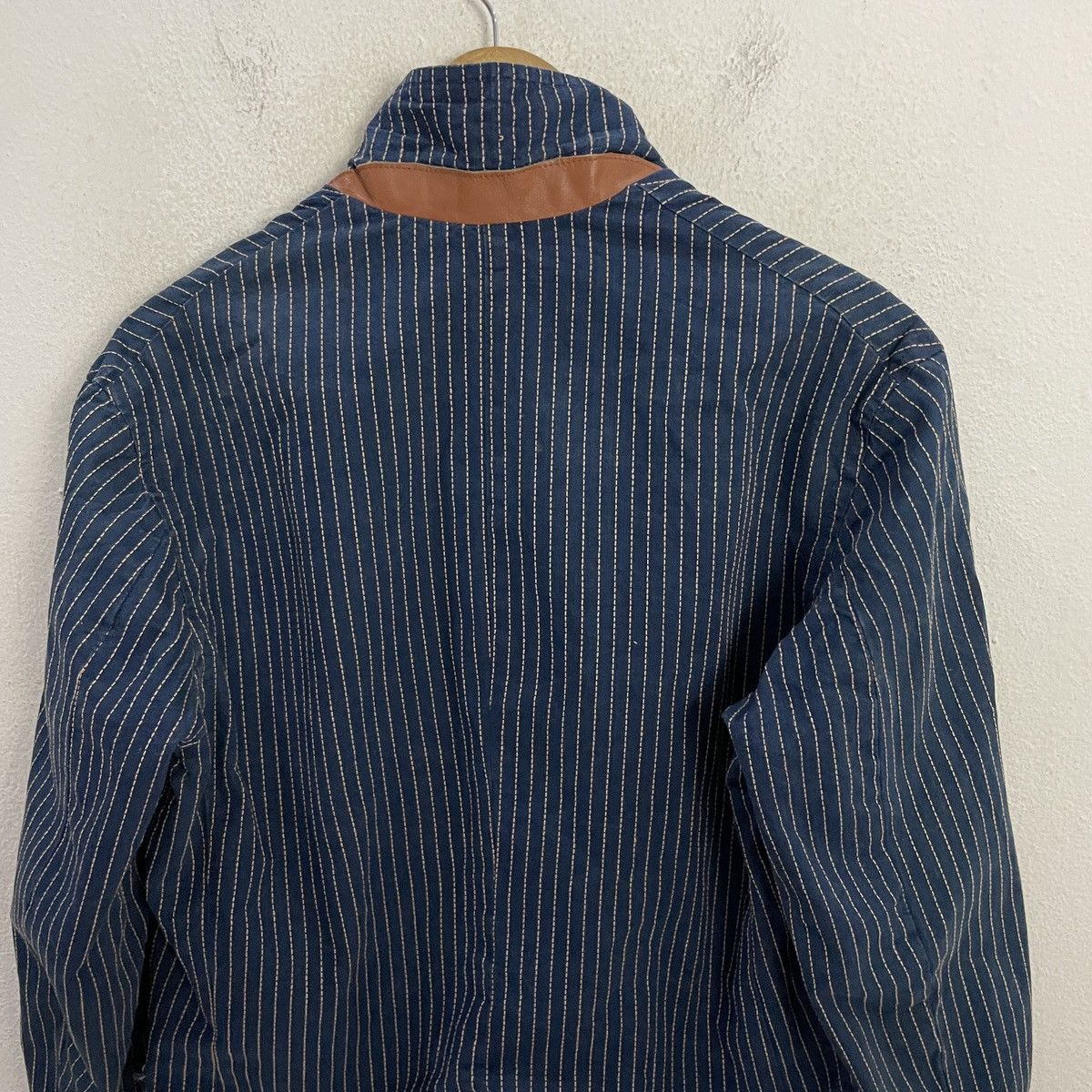 Indigo Vintage Indigo Hickory Stripe Workwear Jacket Size US M / EU 48-50 / 2 - 11 Thumbnail