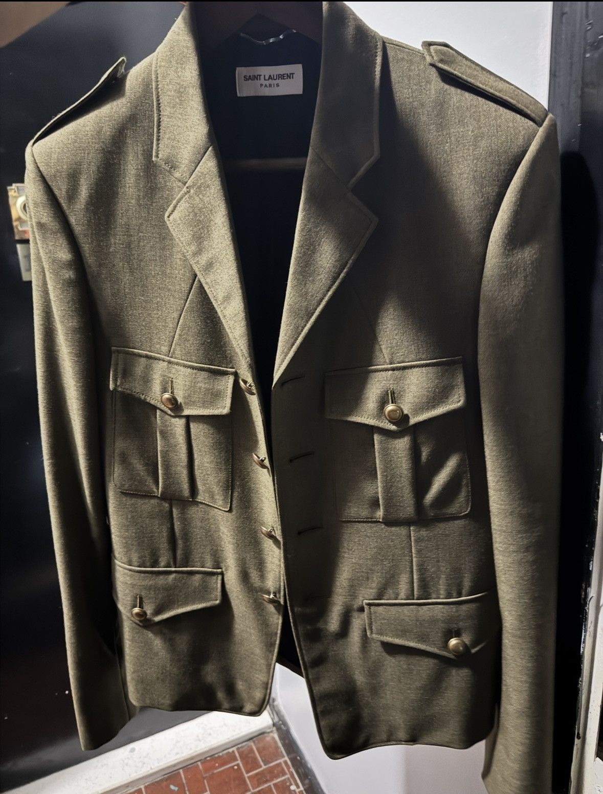 Saint Laurent Safari Jacket | Grailed