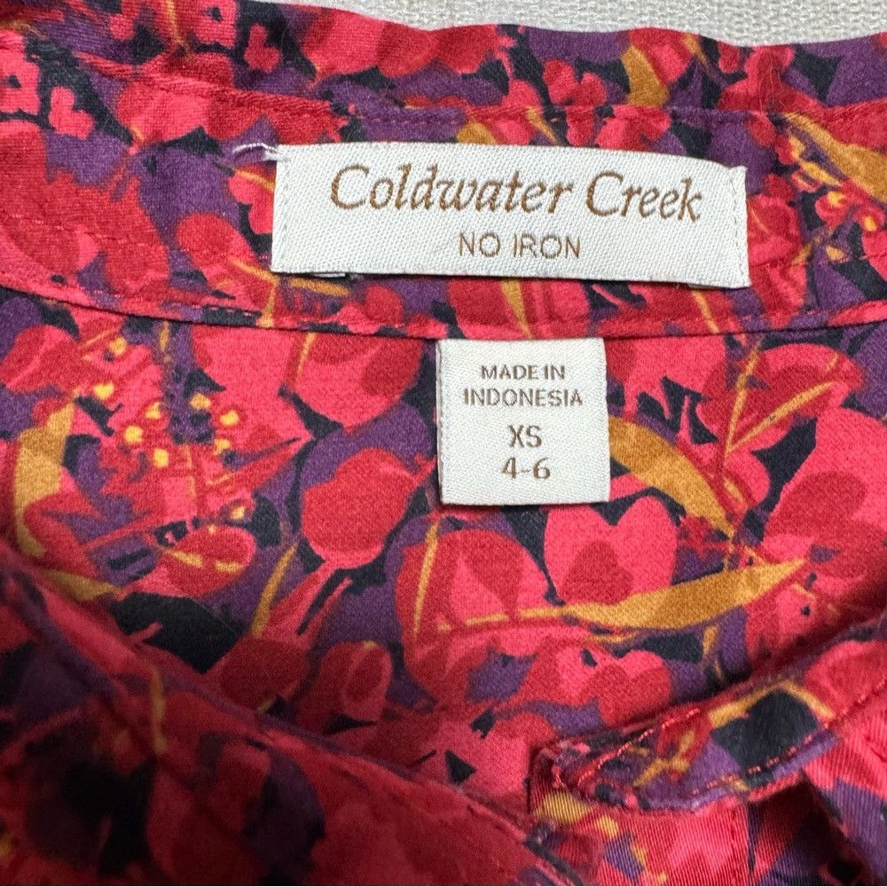Coldwater Creek Coldwater Creek Cotton Long Sleeve No Iron Shirt Size XS Size XS / US 0-2 / IT 36-38 - 7 Thumbnail