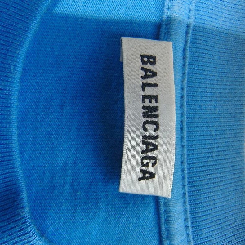 Balenciaga Balenciaga Blue round neck short sleeve Size US S / EU 44-46 / 1 - 3 Thumbnail