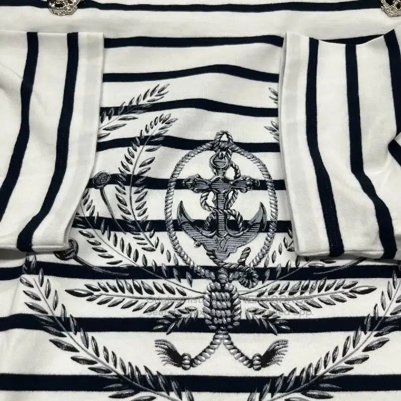 Louis Vuitton Louis Vuitton Striped Cotton T. Size M / US 6-8 / IT 42-44 - 4 Thumbnail