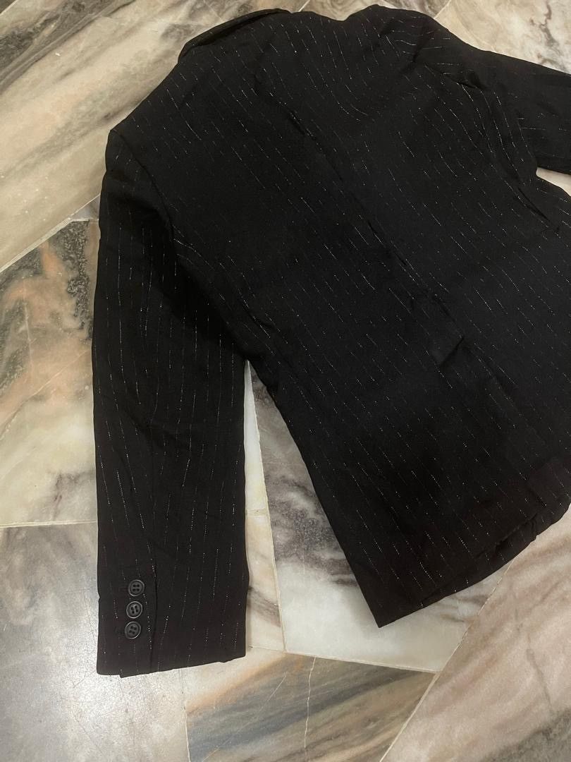 Comme des Garcons Comme des Garcons Punk Style Silver Stripe Casual Jacket Size US XS / EU 42 / 0 - 13 Thumbnail
