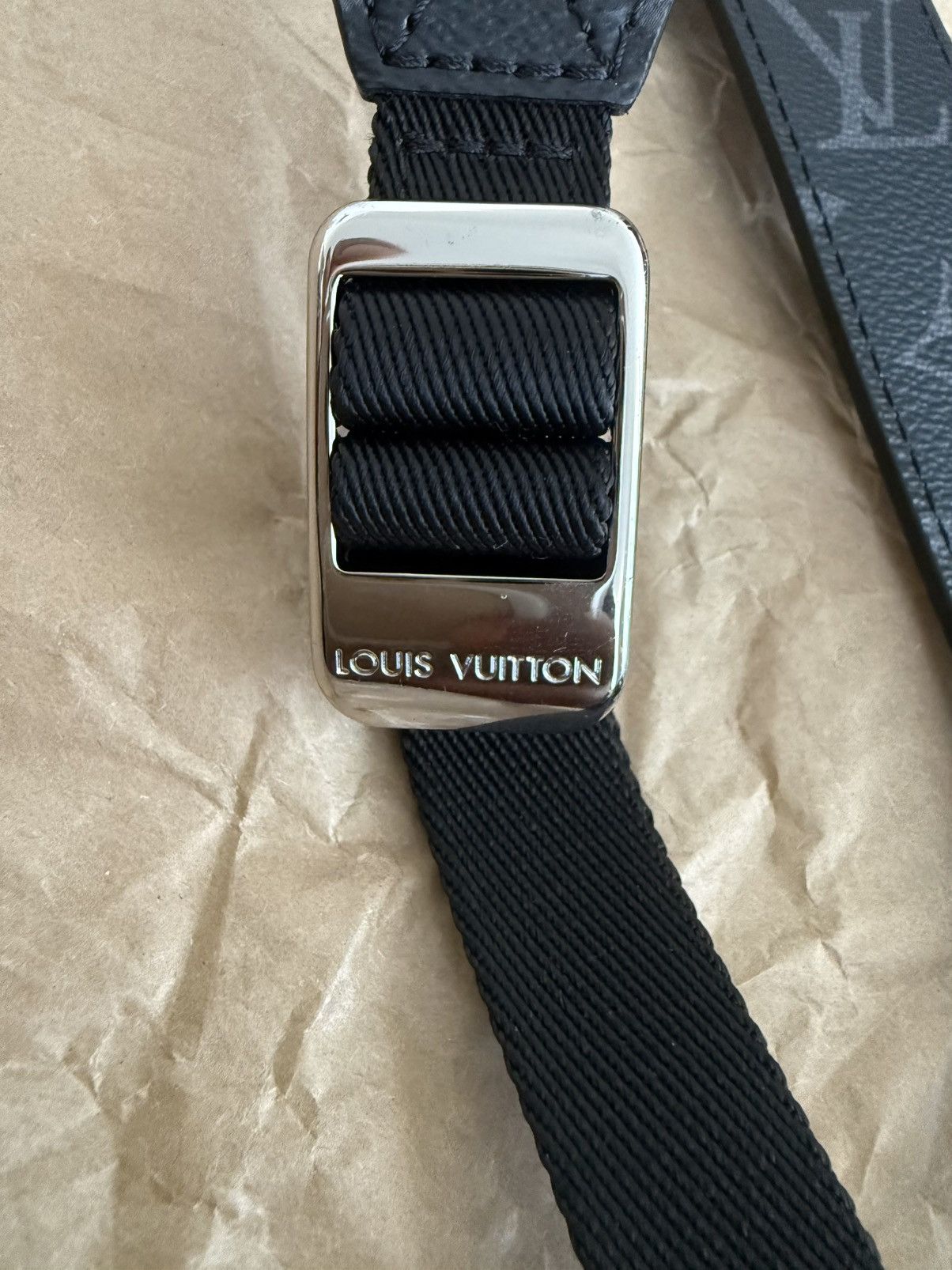 Louis Vuitton Louis Vuitton Outdoor Slingbag Taigarama Black M30741 Size ONE SIZE - 9 Thumbnail