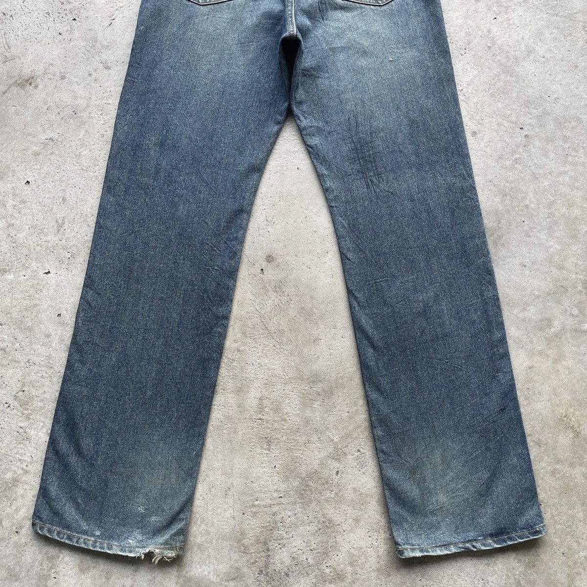 Wrangler Vintage Wrangler Mud Washed Faded Jeans Denim Pants W30 Size US 30 / EU 46 - 12 Thumbnail