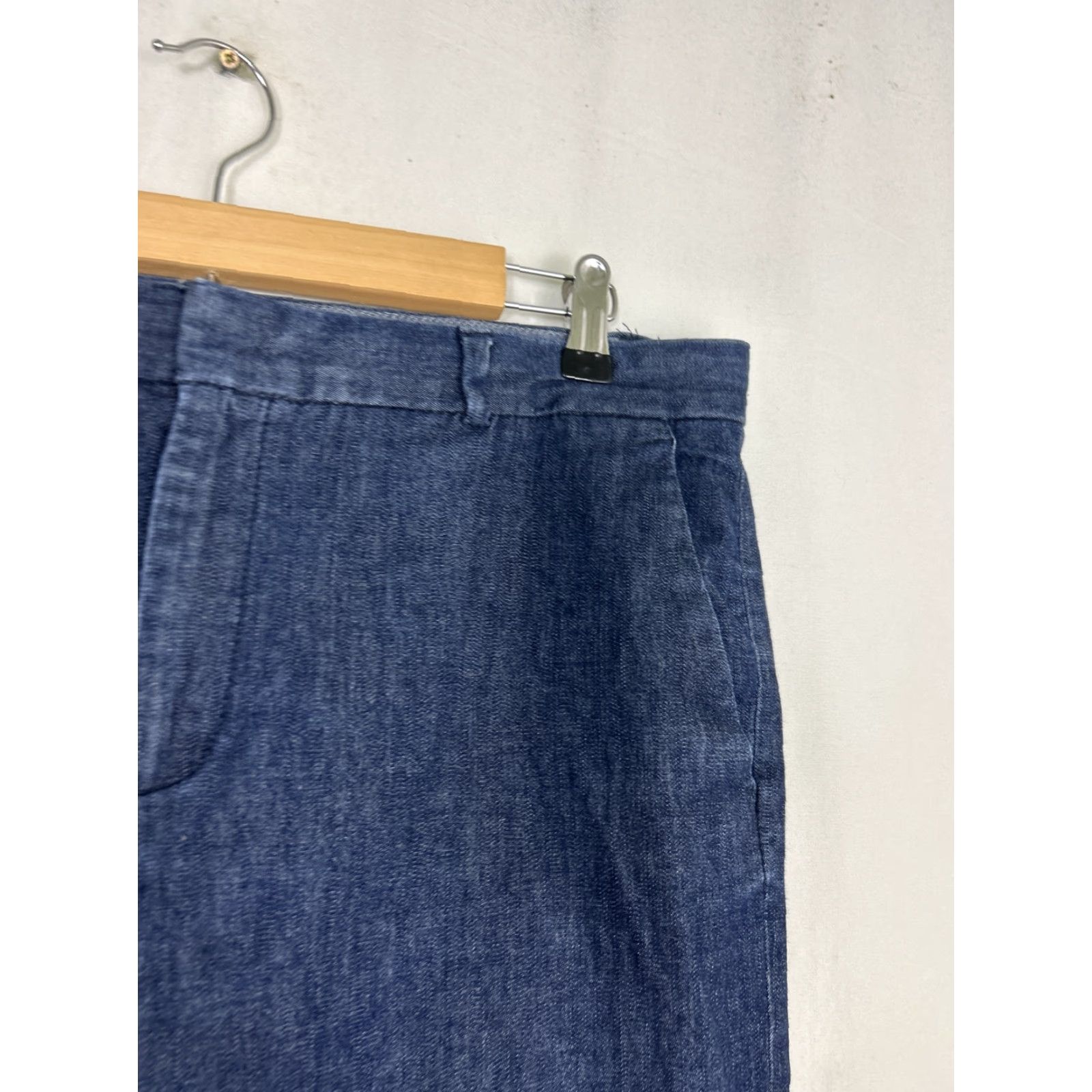 Banana Republic Banana Republic Avery Pants Denim Blue Chino 36 Regular 36x27 Womens Polyester Cotton Blend Jeans Denim N/A Size 25" / US 0 / IT 36 - 5 Thumbnail