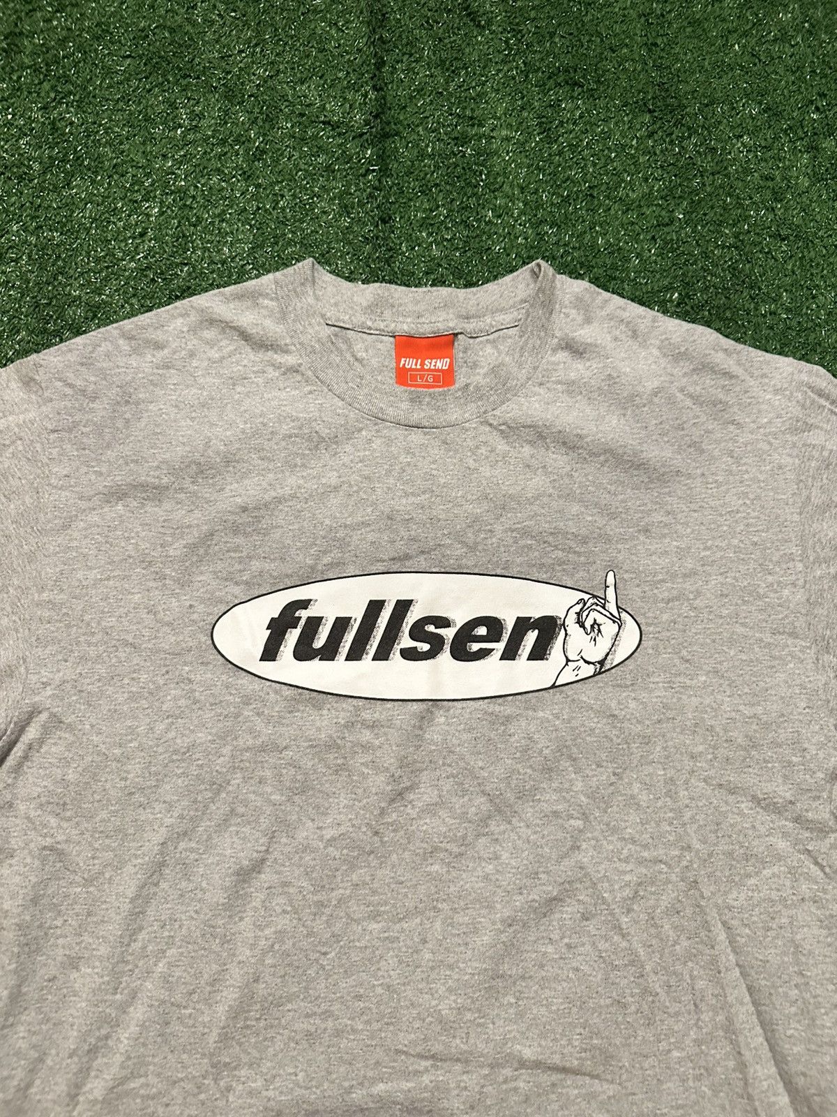 Full Send Full Send Nelk Middle Finger T-Shirt Size L Size US L / EU 52-54 / 3 - 2 Thumbnail