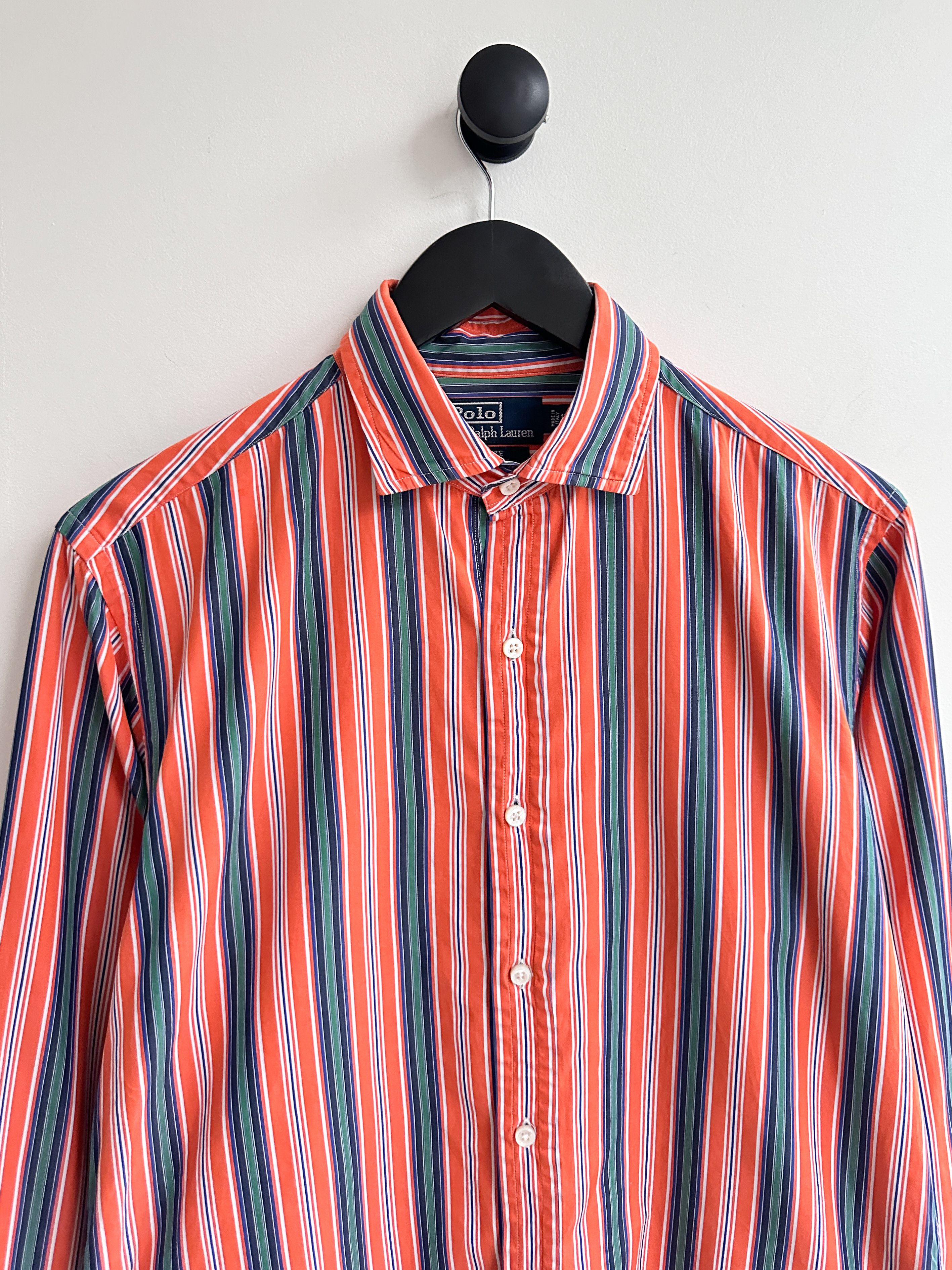 Polo Ralph Lauren × Vintage Vintage Polo Ralph Lauren Striped Shirt Size US M / EU 48-50 / 2 - 2 Thumbnail