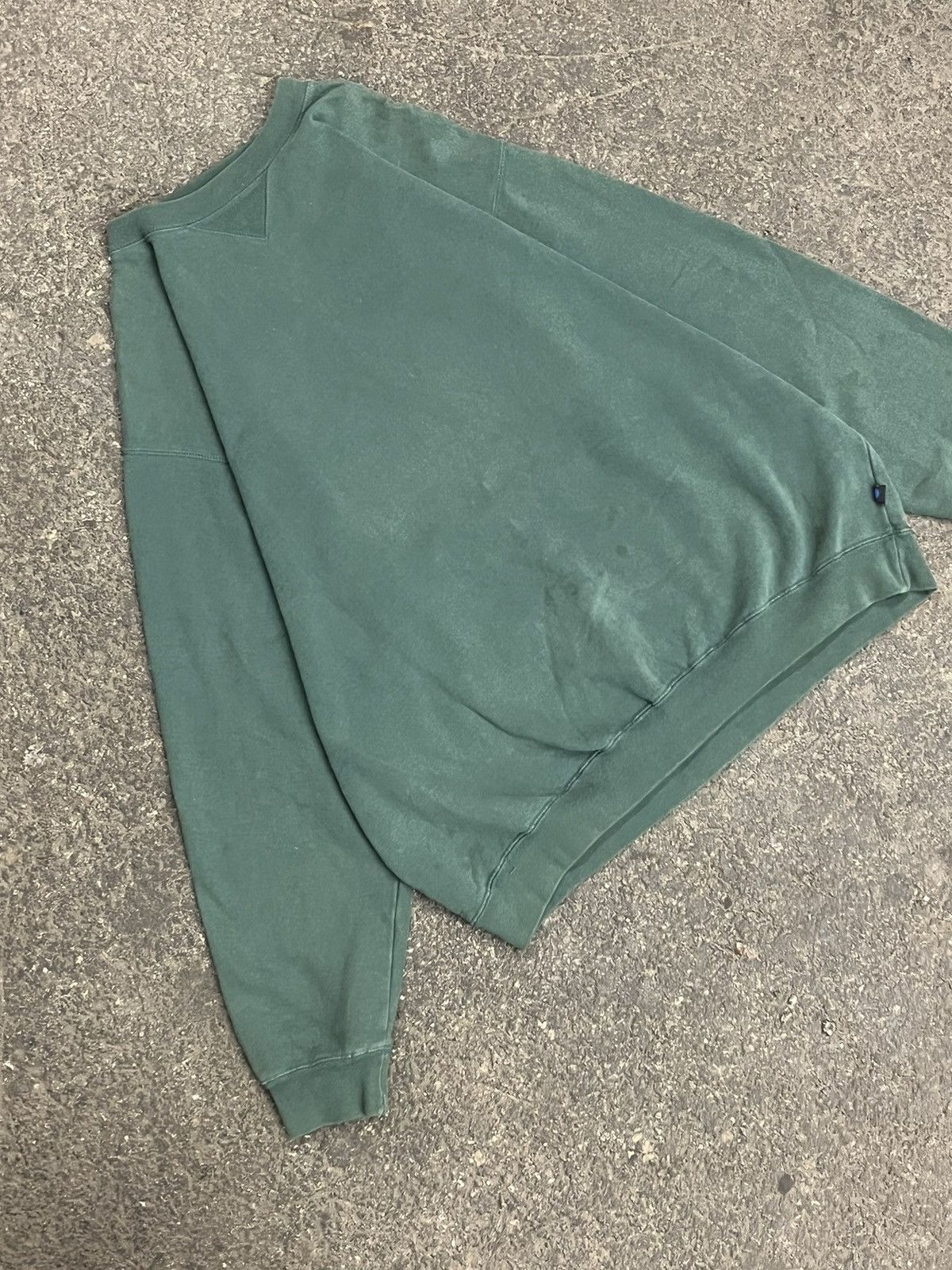 Russell Athletic × Vintage Blank boxy fit sweatshirt russell style earth tone green Size US L / EU 52-54 / 3 - 1 Thumbnail