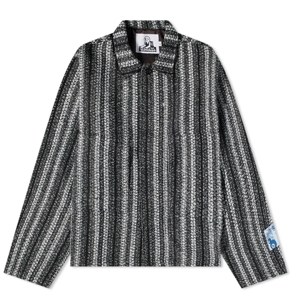 Jungles Jungles Bouclé Wool Stripe Jacket Size US XL / EU 56 / 4 - 9 Thumbnail