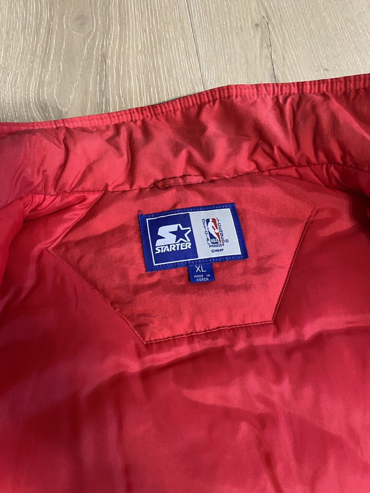 Starter Vintage 1990’s Starter Chicago Bulls Jacket Size US XL / EU 56 / 4 - 9 Thumbnail