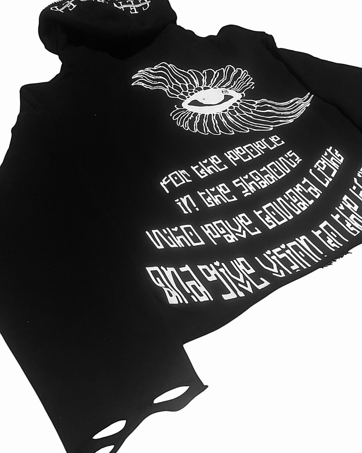 Designer × Japanese Brand Censored Society Black Saint Mary Cropped Hoodie Size US L / EU 52-54 / 3 - 3 Thumbnail