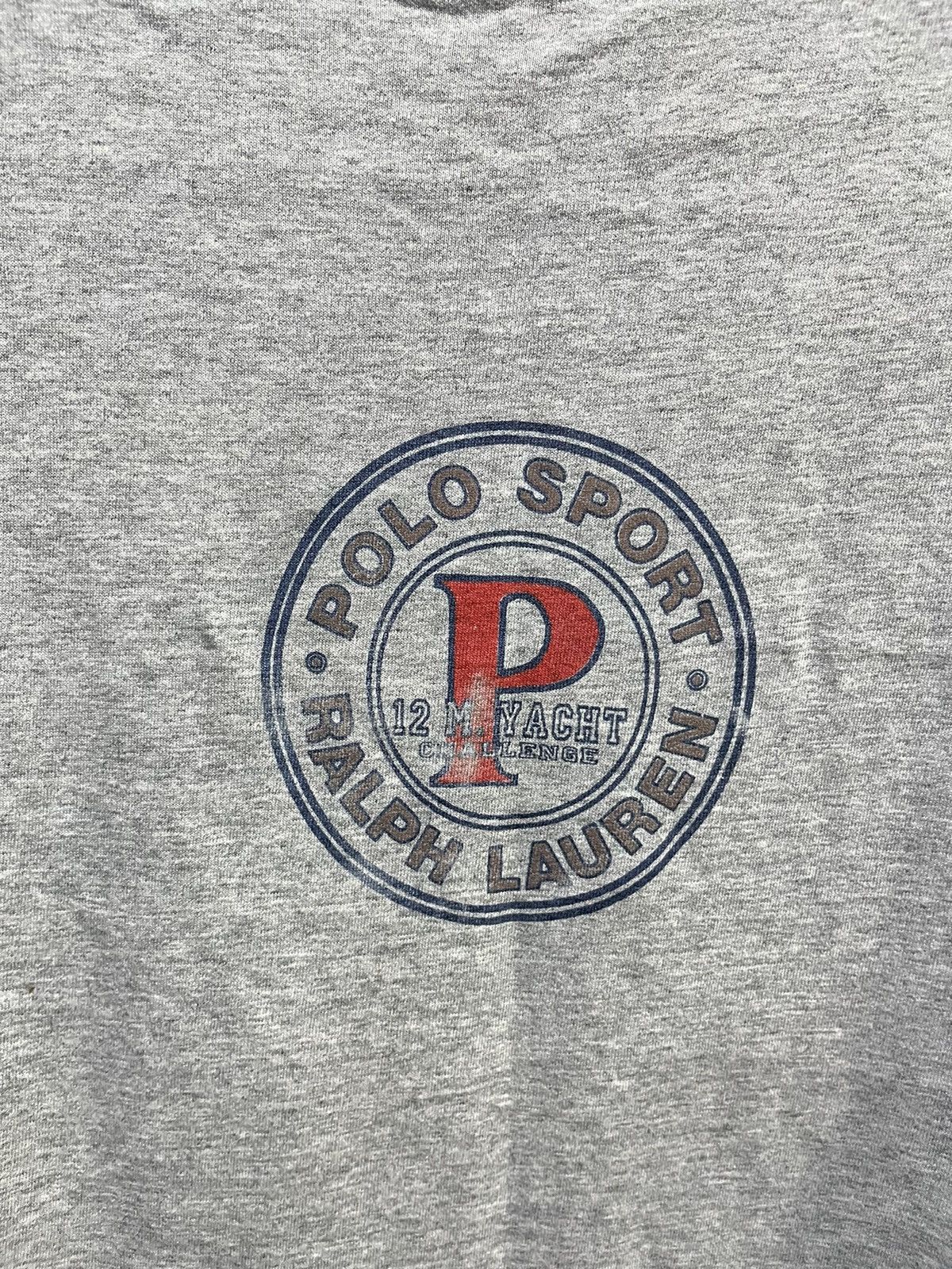 Polo Ralph Lauren Polo Sport RL 12M Yacht Challenge Tee Logo 90s Size US XL / EU 56 / 4 - 2 Thumbnail