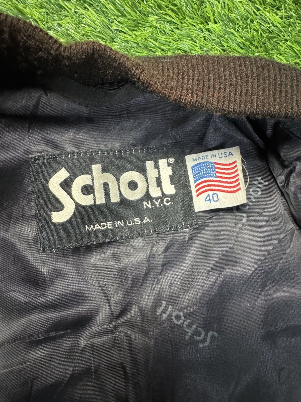 Schott schott - suede leather jacket made in usa Size US M / EU 48-50 / 2 - 11 Thumbnail