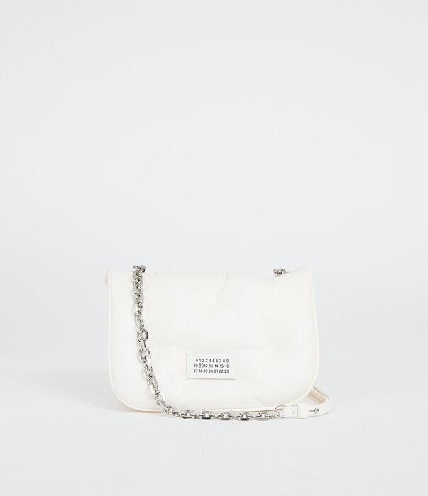 Maison Margiela o1bcso1str0526 Size: OS / Glam Slam Flap Small Bag in White Size ONE SIZE - 1 Thumbnail