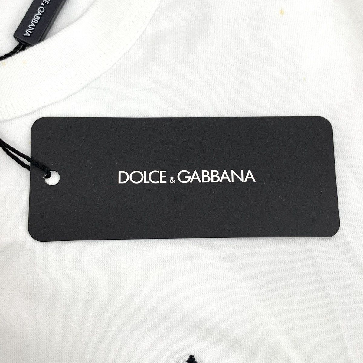 Dolce & Gabbana Dolce & Gabbana White Crown Embroidered T-shirt K26WX Size US XS / EU 42 / 0 - 7 Thumbnail