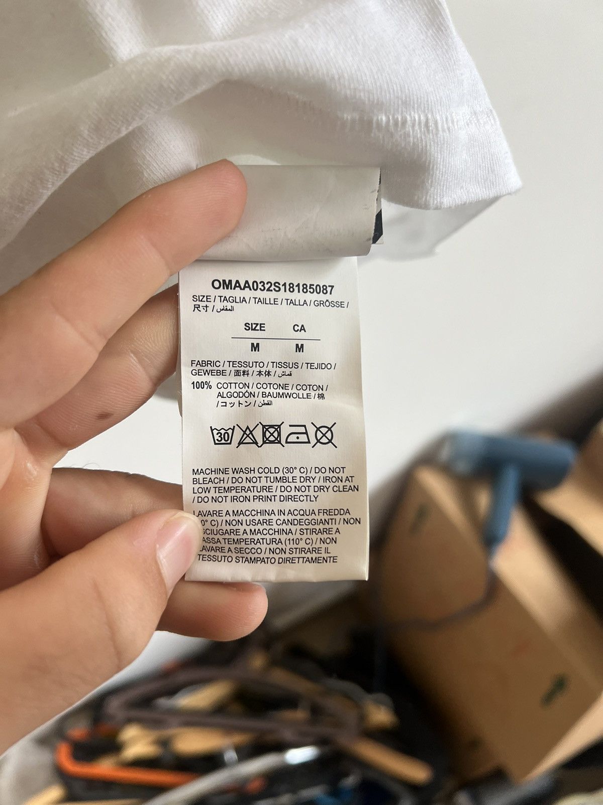 Off-White × Virgil Abloh Off white temperature Map TEE Size US M / EU 48-50 / 2 - 7 Thumbnail