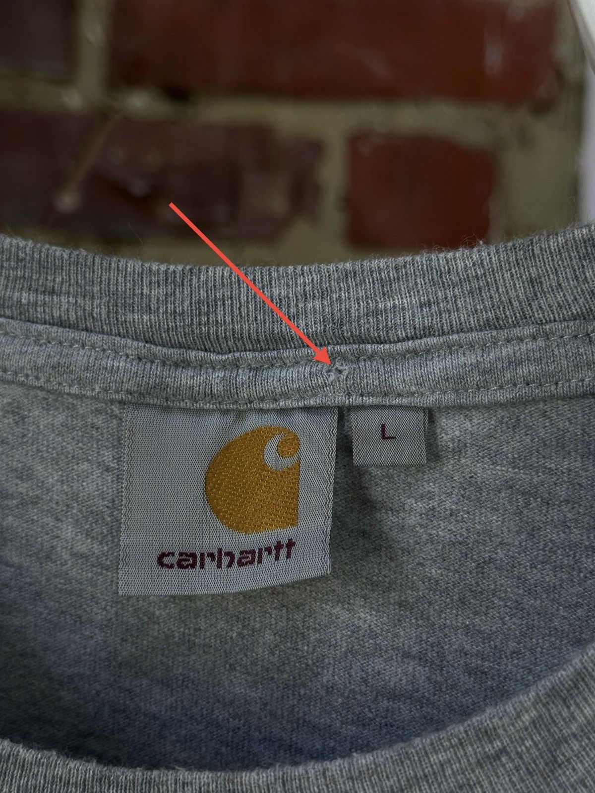 Carhartt CARHARTT Native Pocket Short Sleeve Grey Printed T-Shirt Size US M / EU 48-50 / 2 - 7 Thumbnail