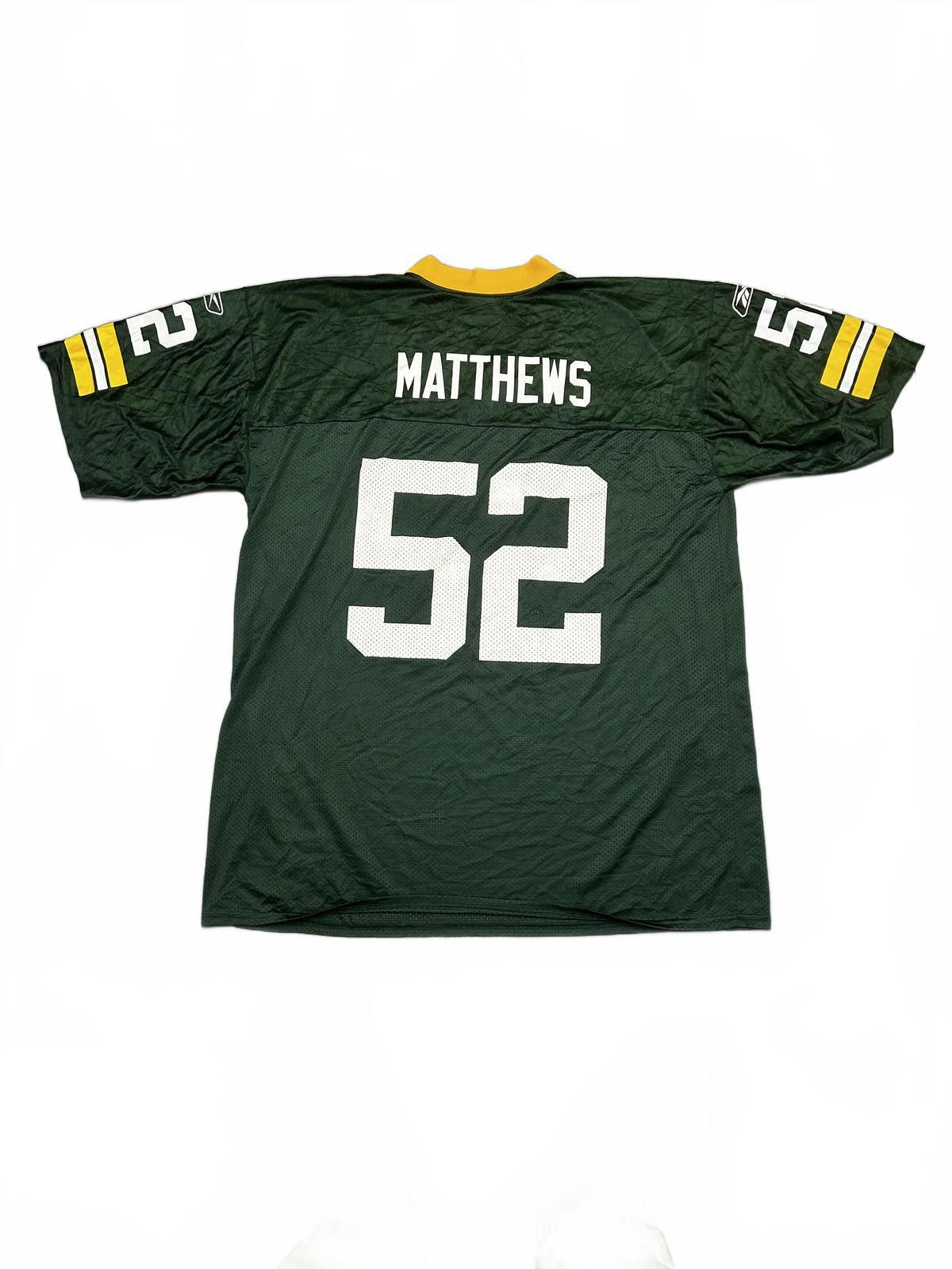 Reebok Green Bay Packers Reebok NFL Jersey - Clay Matthews #52 - XL Size US XL / EU 56 / 4 - 2 Thumbnail