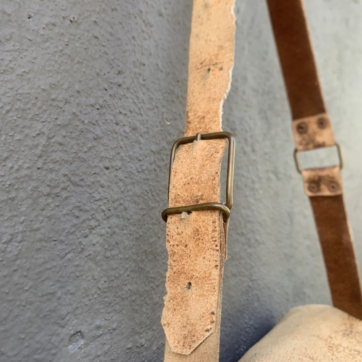Genuine Leather Thrashed Vintage Genuine Leather Bag Size ONE SIZE - 4 Thumbnail