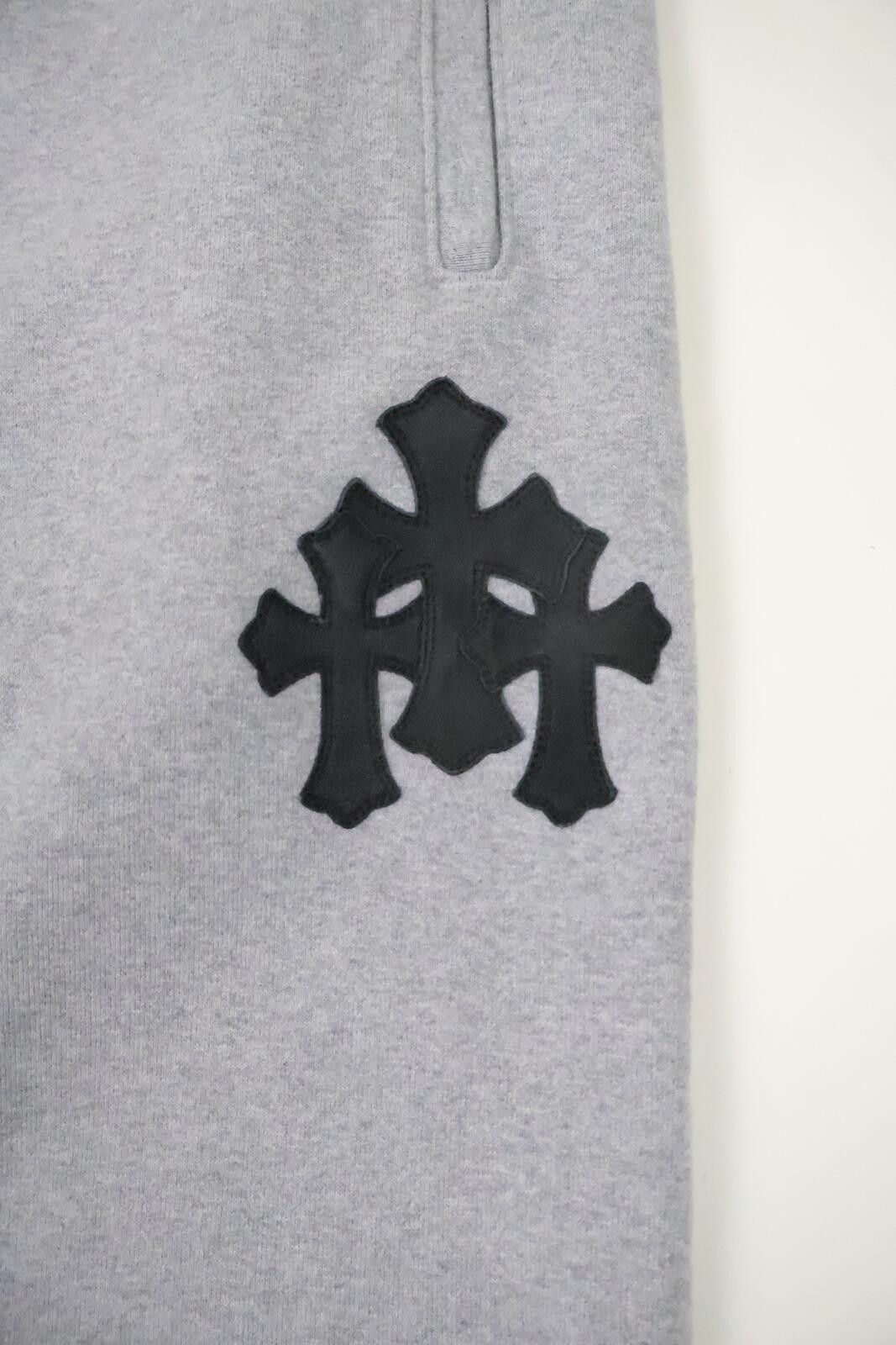 Chrome Hearts Paper Jam Triple Cross Patch Sweatpants Size US 32 / EU 48 - 3 Thumbnail