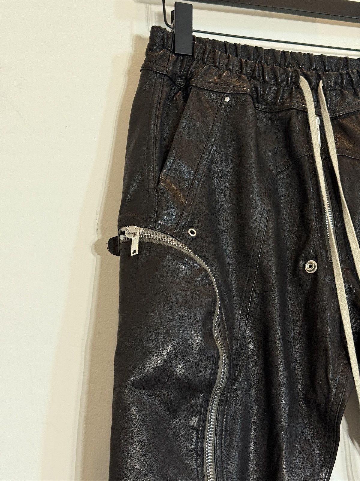 Rick Owens Rick Owens Leather Bauhaus Pants Size US 34 / EU 50 - 5 Thumbnail