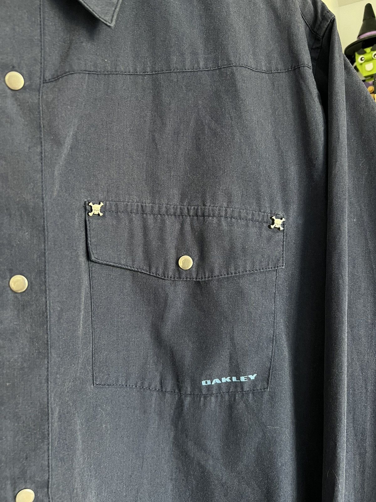 Oakley × Vintage Vintage early 2000s oakley skulls&bones overshirt M gorpcore Size US M / EU 48-50 / 2 - 2 Thumbnail