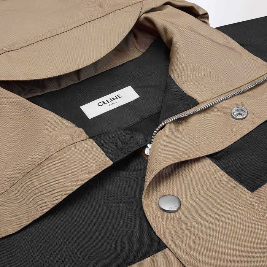 Celine o1d2blof0226 Windbreaker Jacket in Brown/Black Size US M / EU 48-50 / 2 - 3 Thumbnail