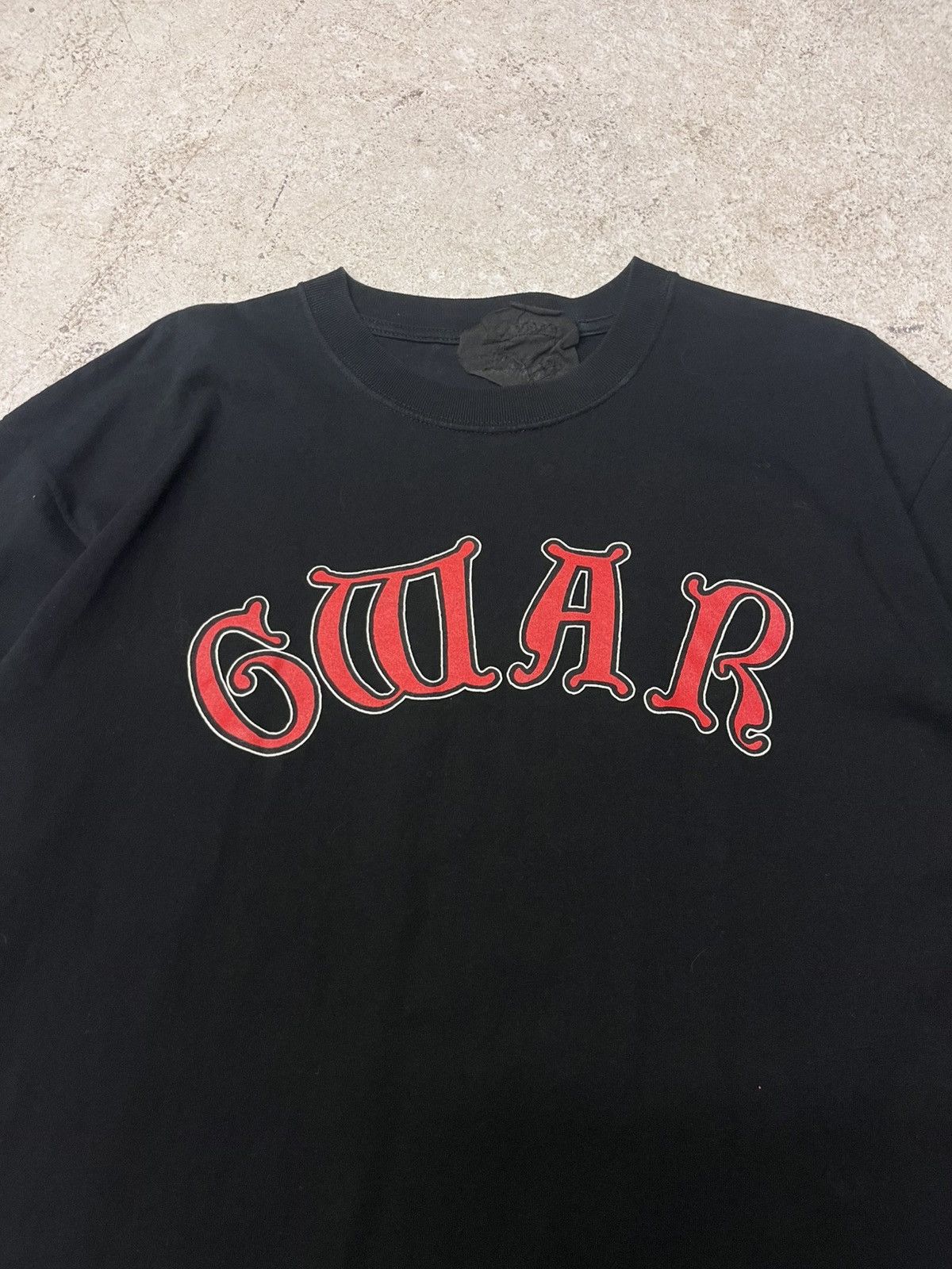Band Tees Black gwar band tee Size US L / EU 52-54 / 3 - 1 Thumbnail