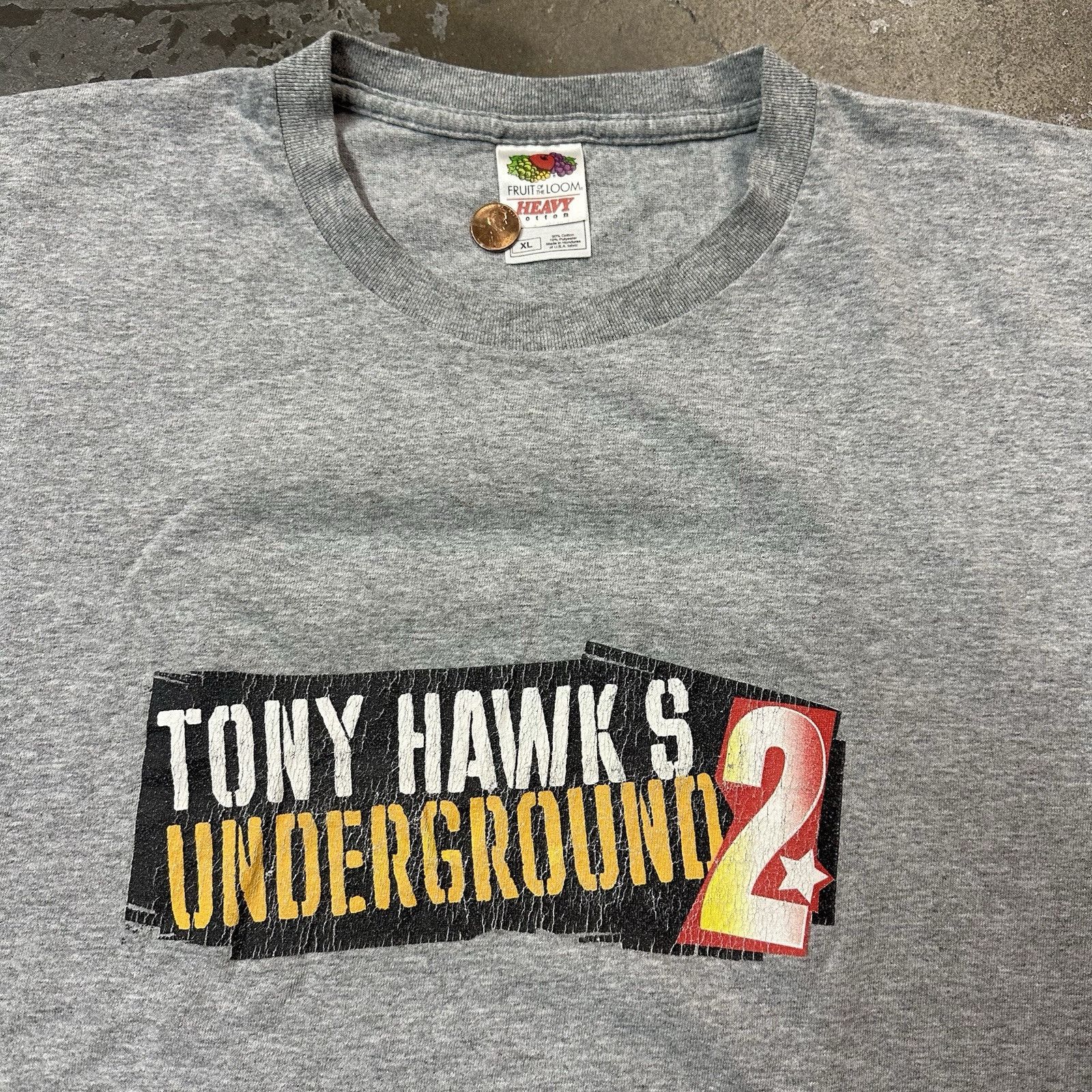 Vintage Vintage 2003 Tony Hawks Underground 2 Video Game T-Shirt Size US XL / EU 56 / 4 - 1 Thumbnail