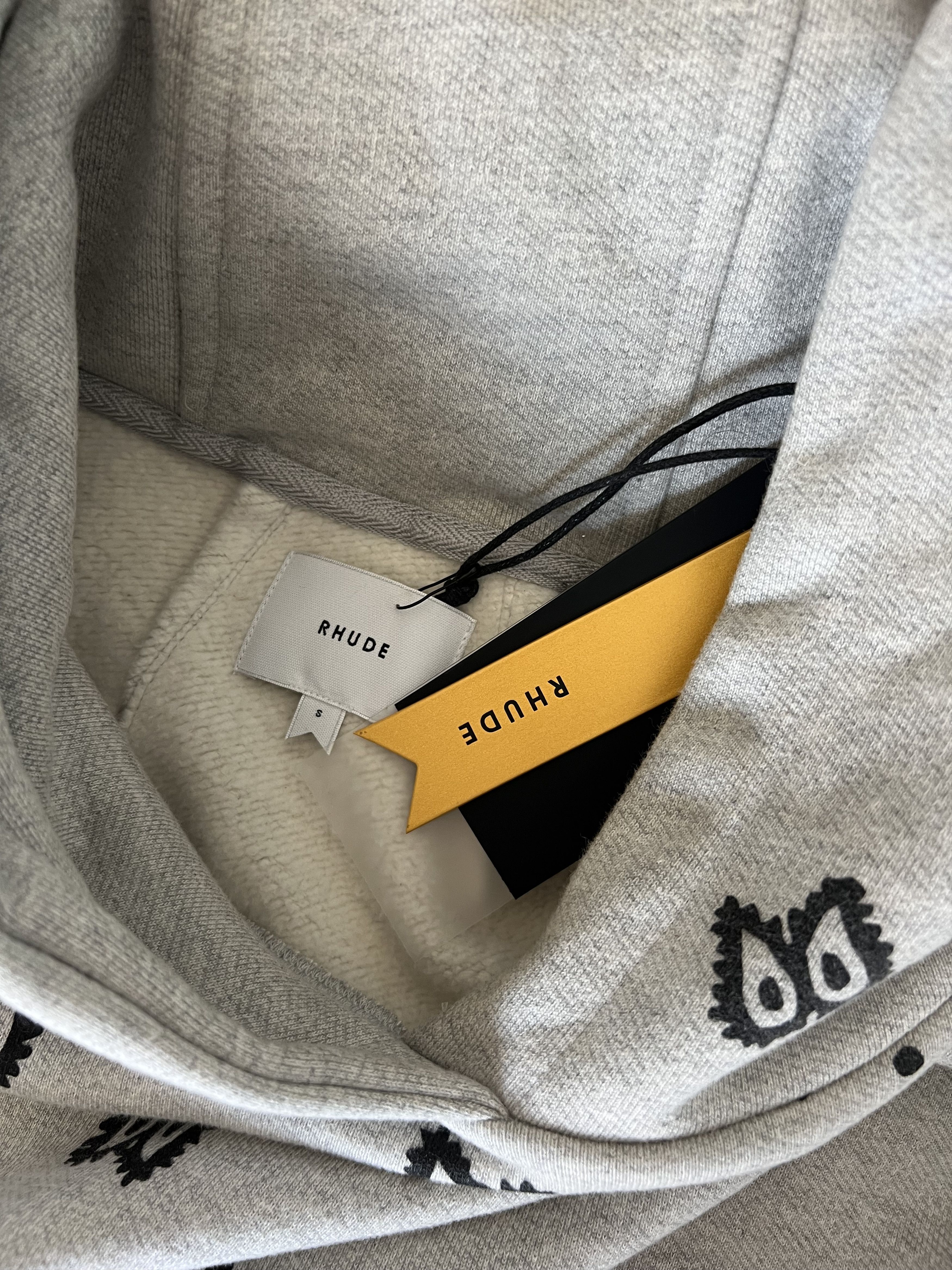 Rhude Rhude Bandana Hoodie in Gray Size US S / EU 44-46 / 1 - 7 Thumbnail