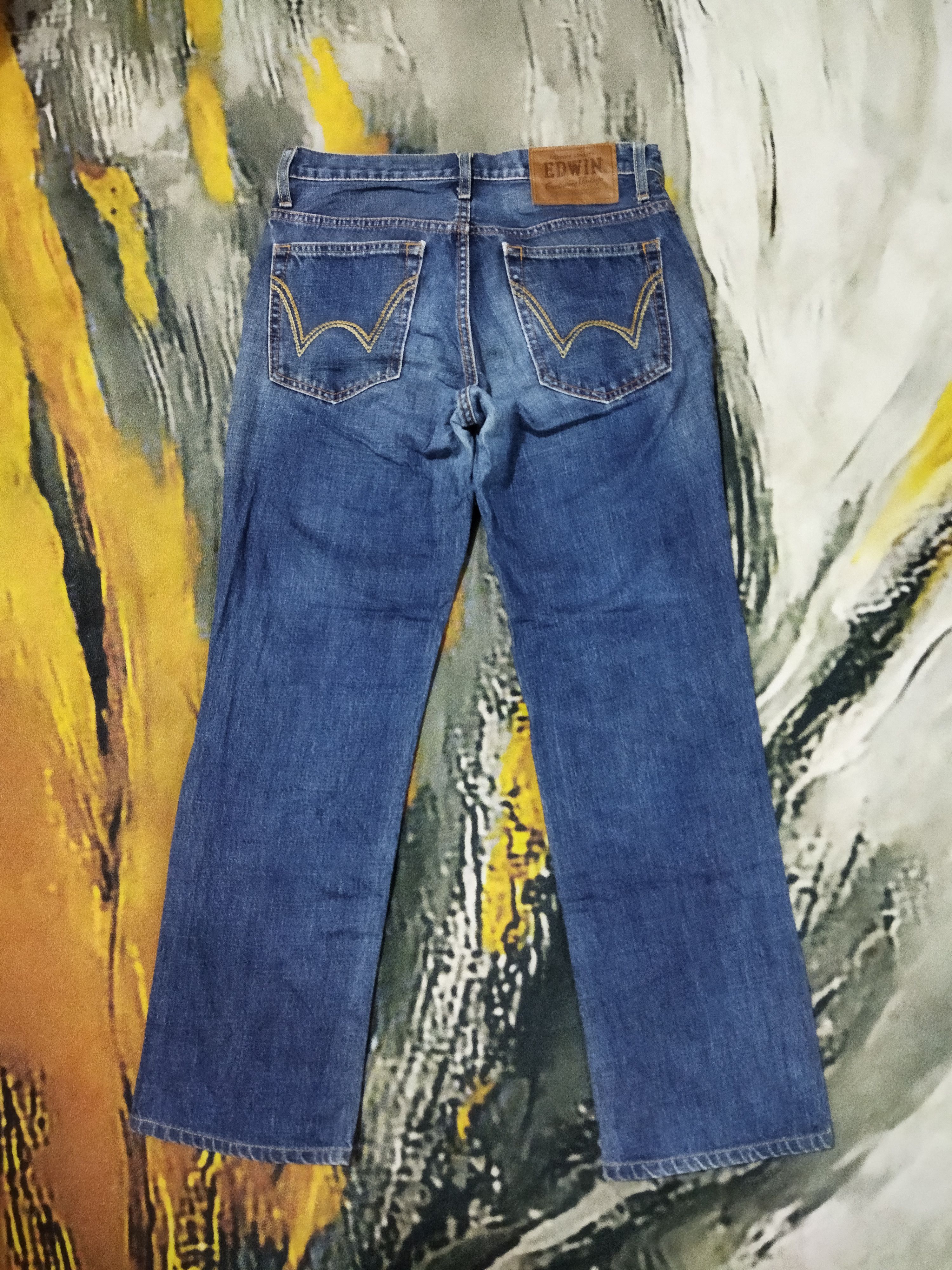 Edwin VINTAGE EDWIN GEXV03 BLUE JEANS PANTS Size US 30 / EU 46 - 7 Thumbnail