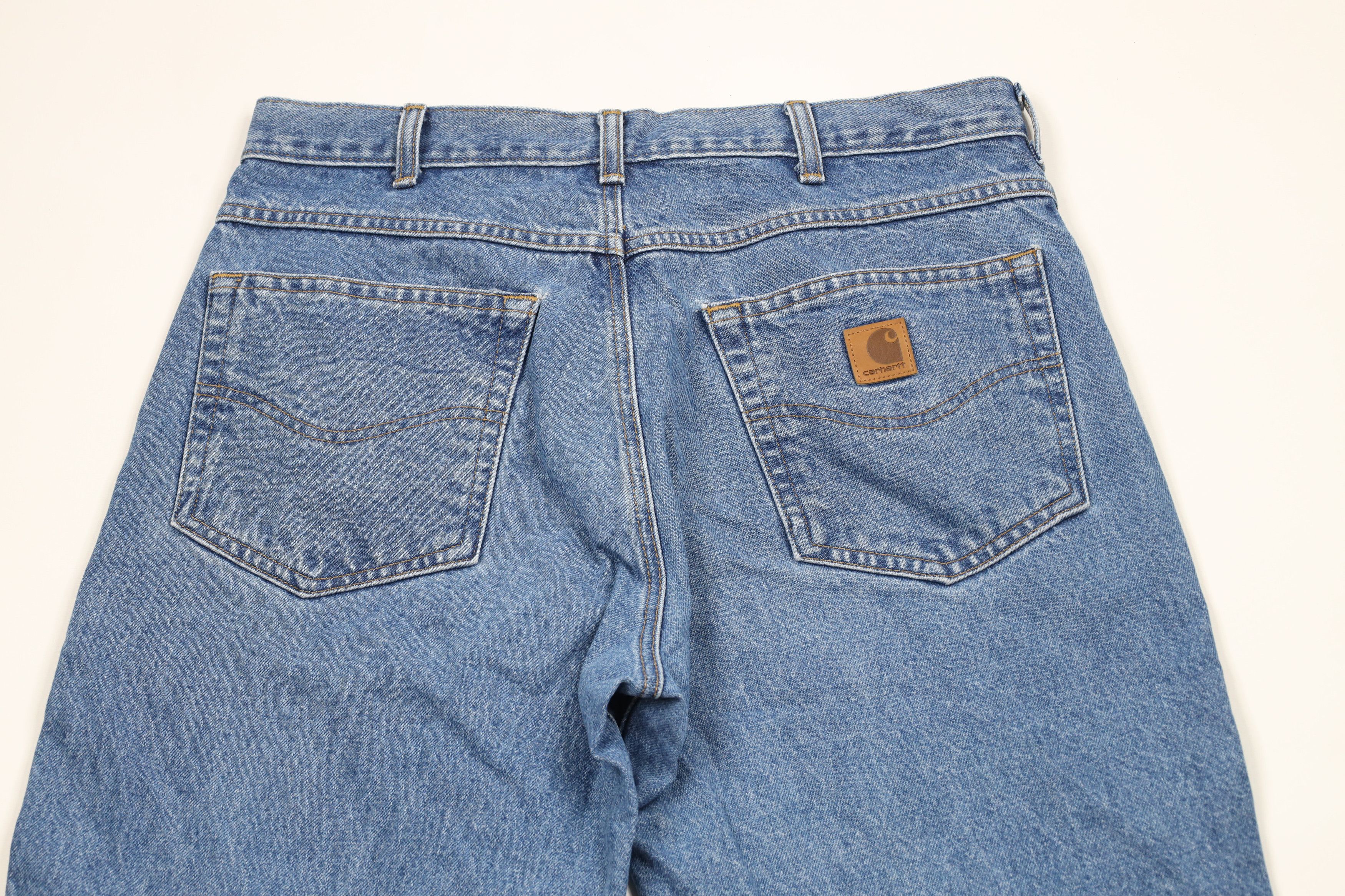 Carhartt × Vintage Vintage Carhartt Spell Relaxed Fit Straight Leg Denim Jeans Size US 34 / EU 50 - 10 Thumbnail